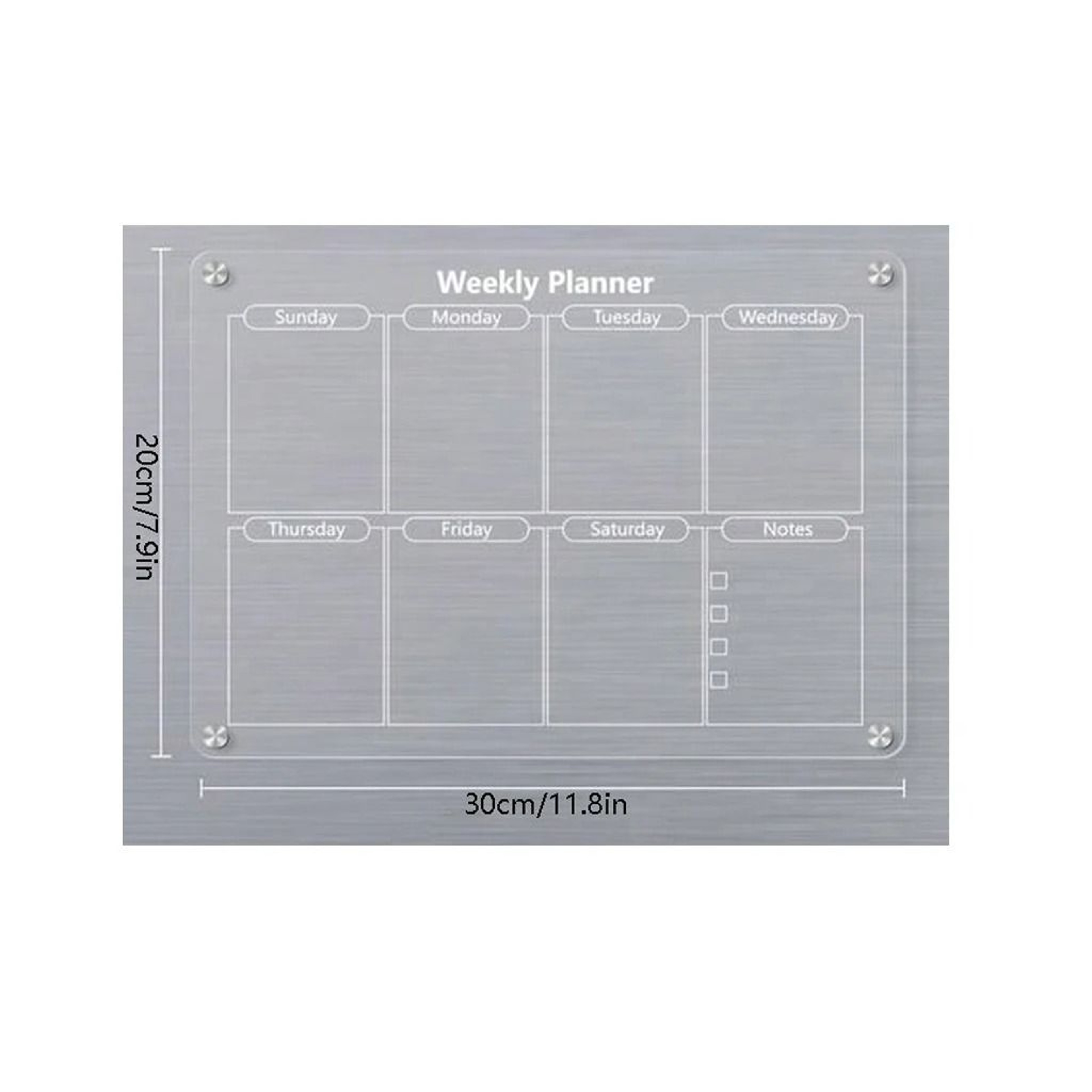 ClearPlan Magnetic Fridge Calendar 6