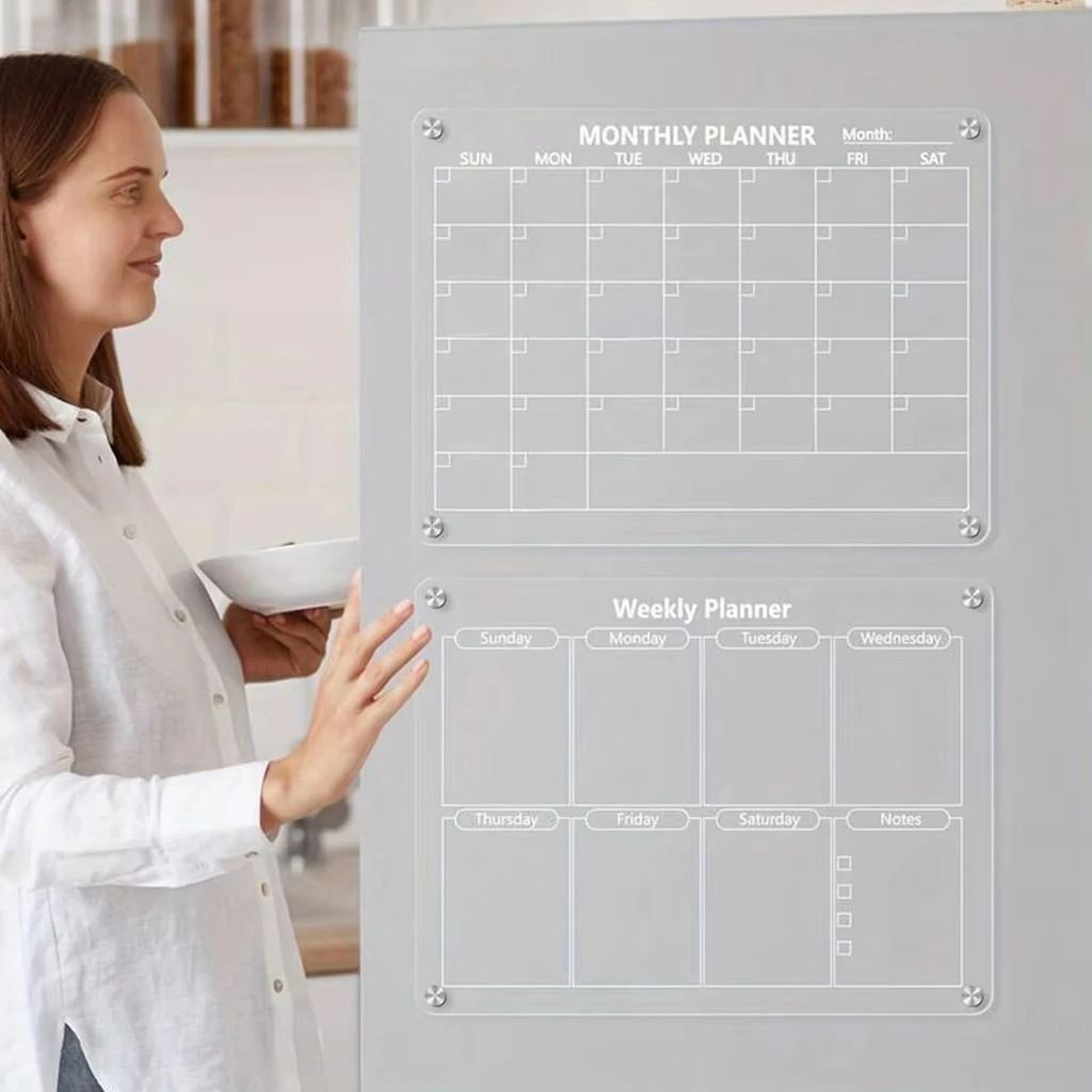 ClearPlan Magnetic Fridge Calendar 3