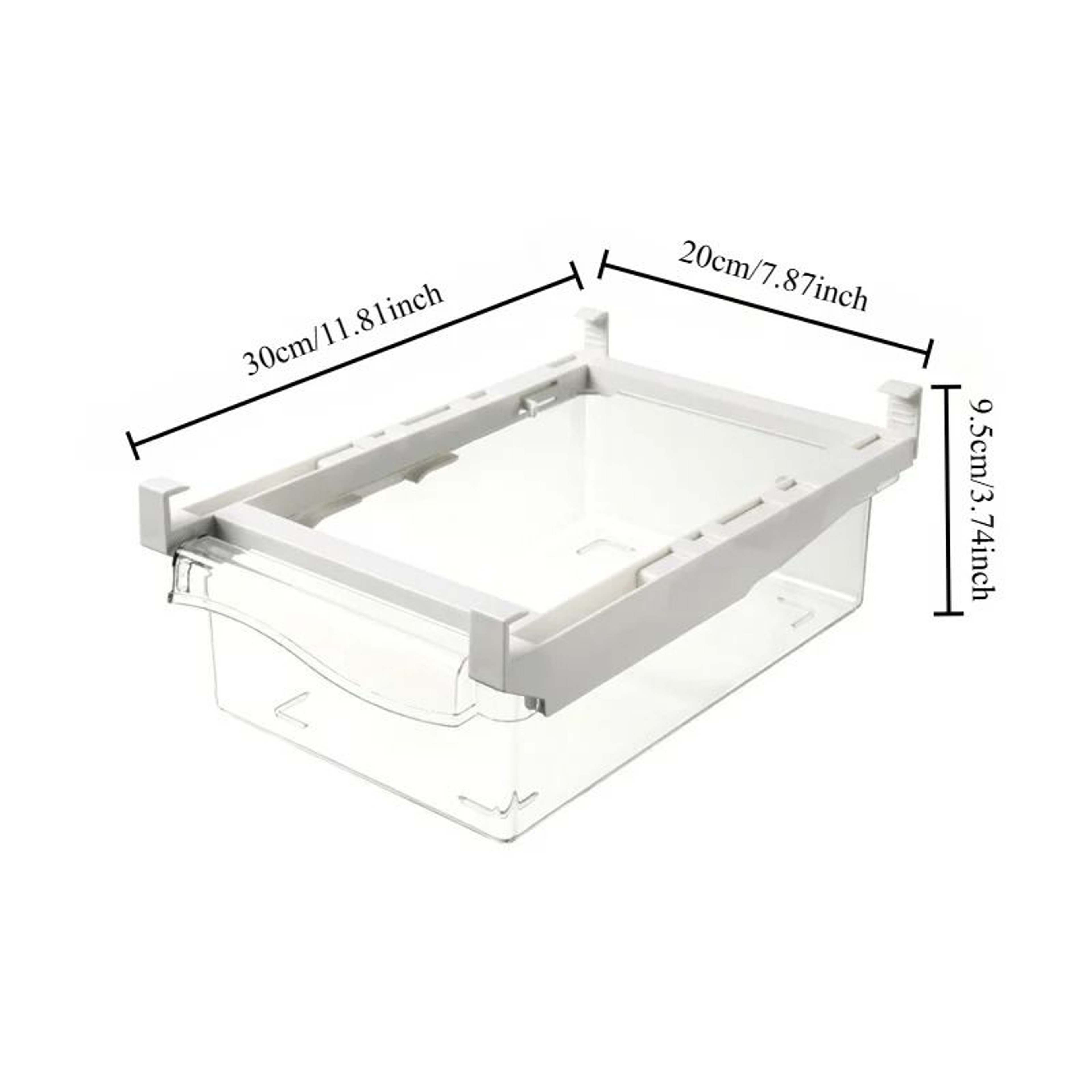 FreshSlide Fridge Drawer Organizer 6