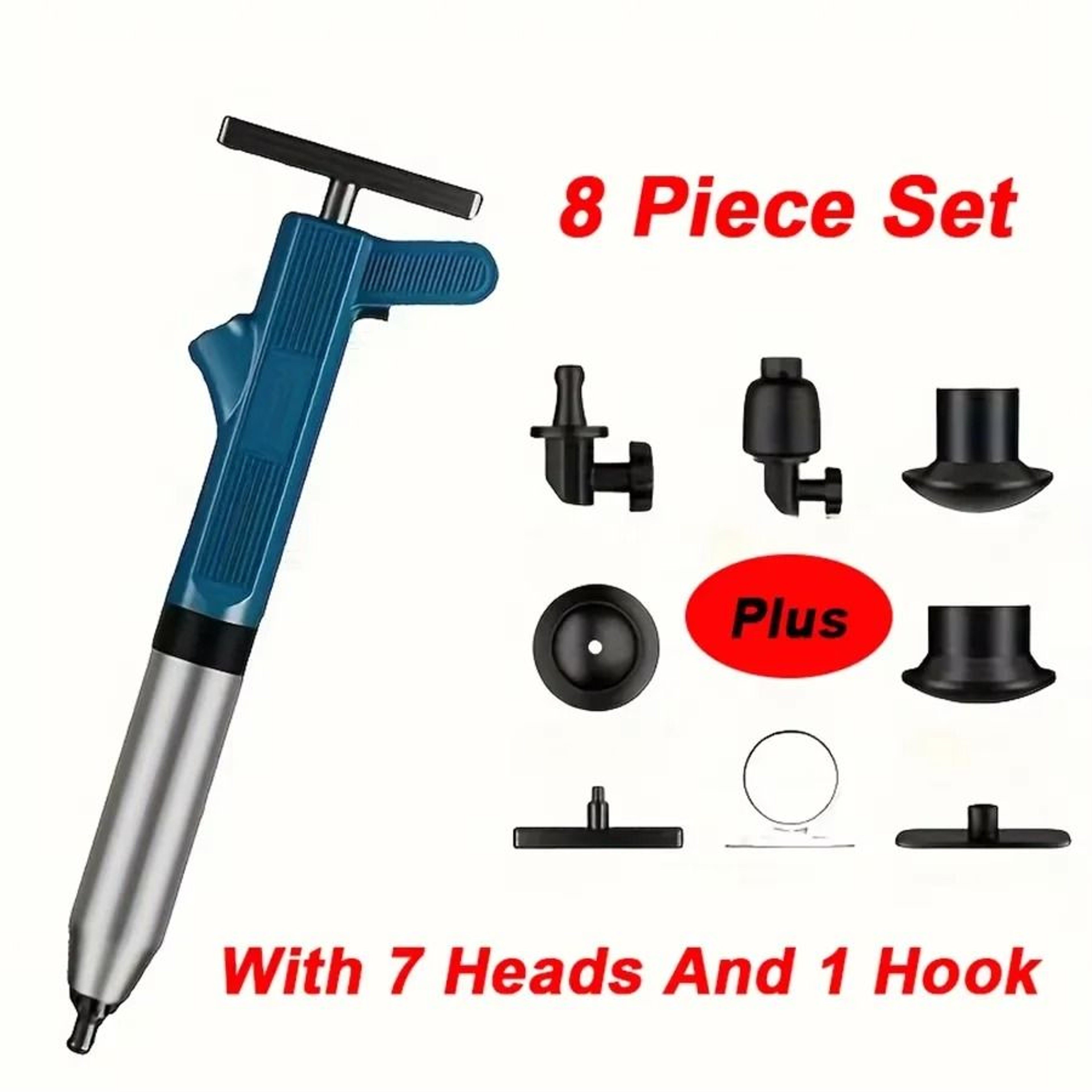 DrainForce Pressure Plunger Kit 8