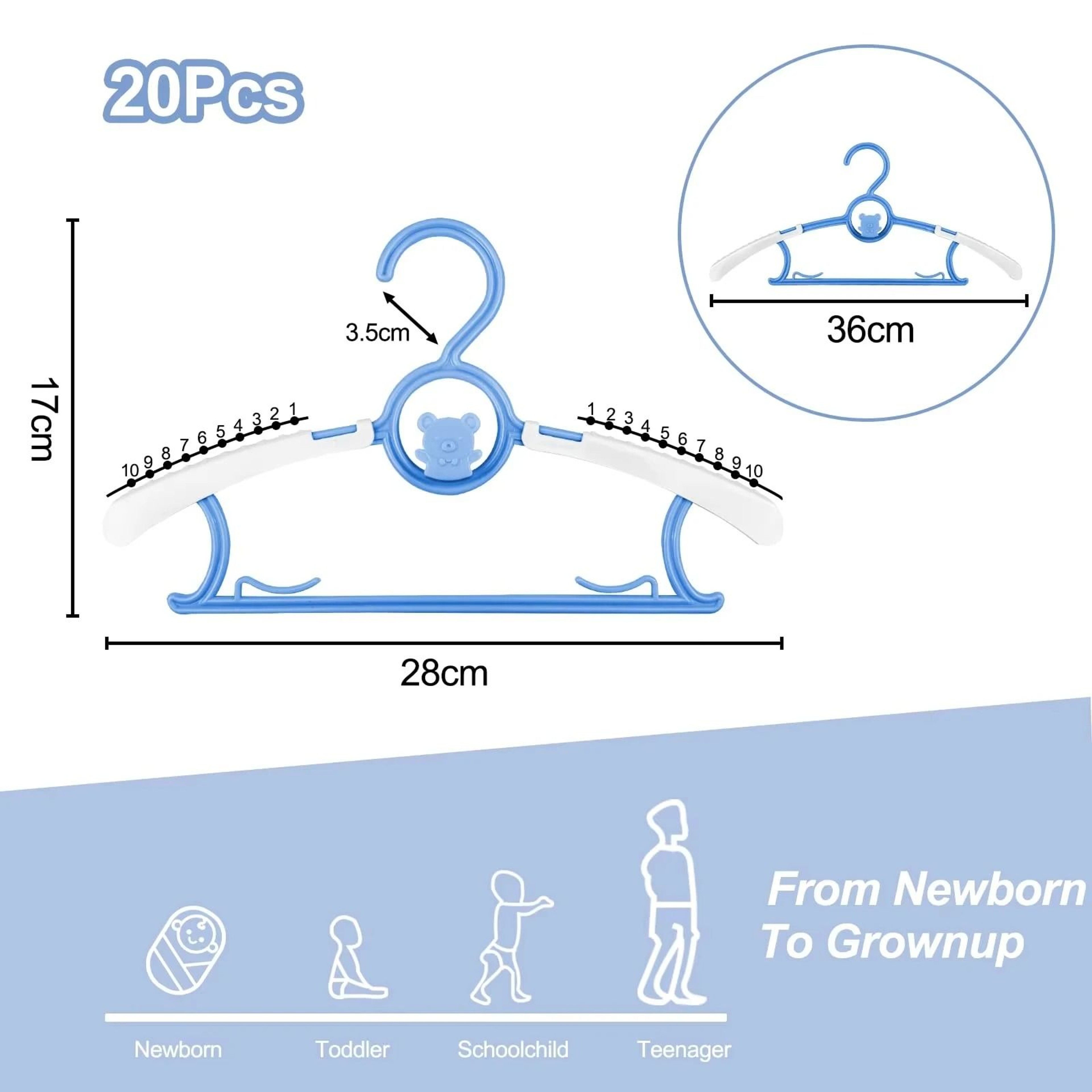 GrowFit Adjustable Baby Hanger 2