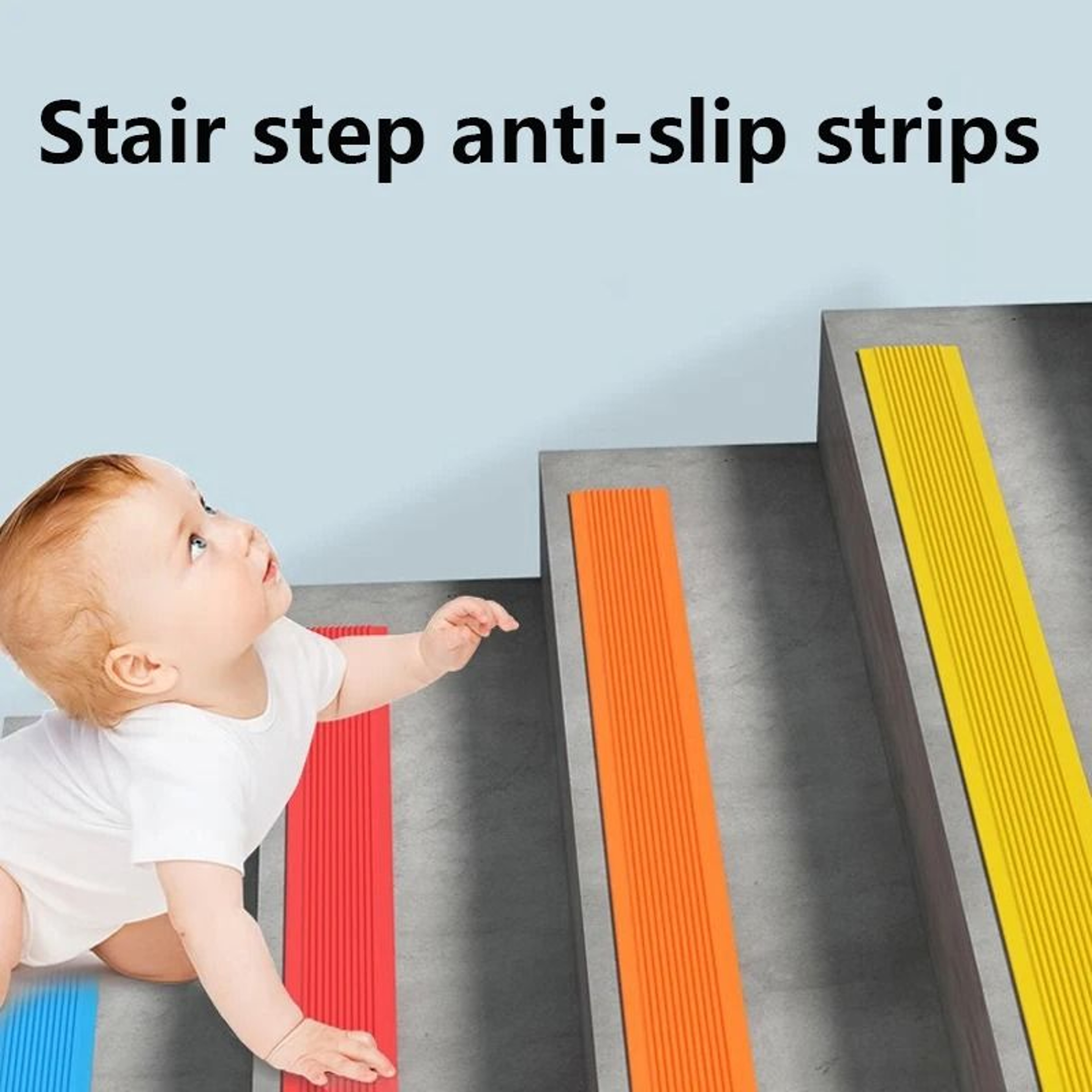 StepGrip Anti Slip Stair Strips 1