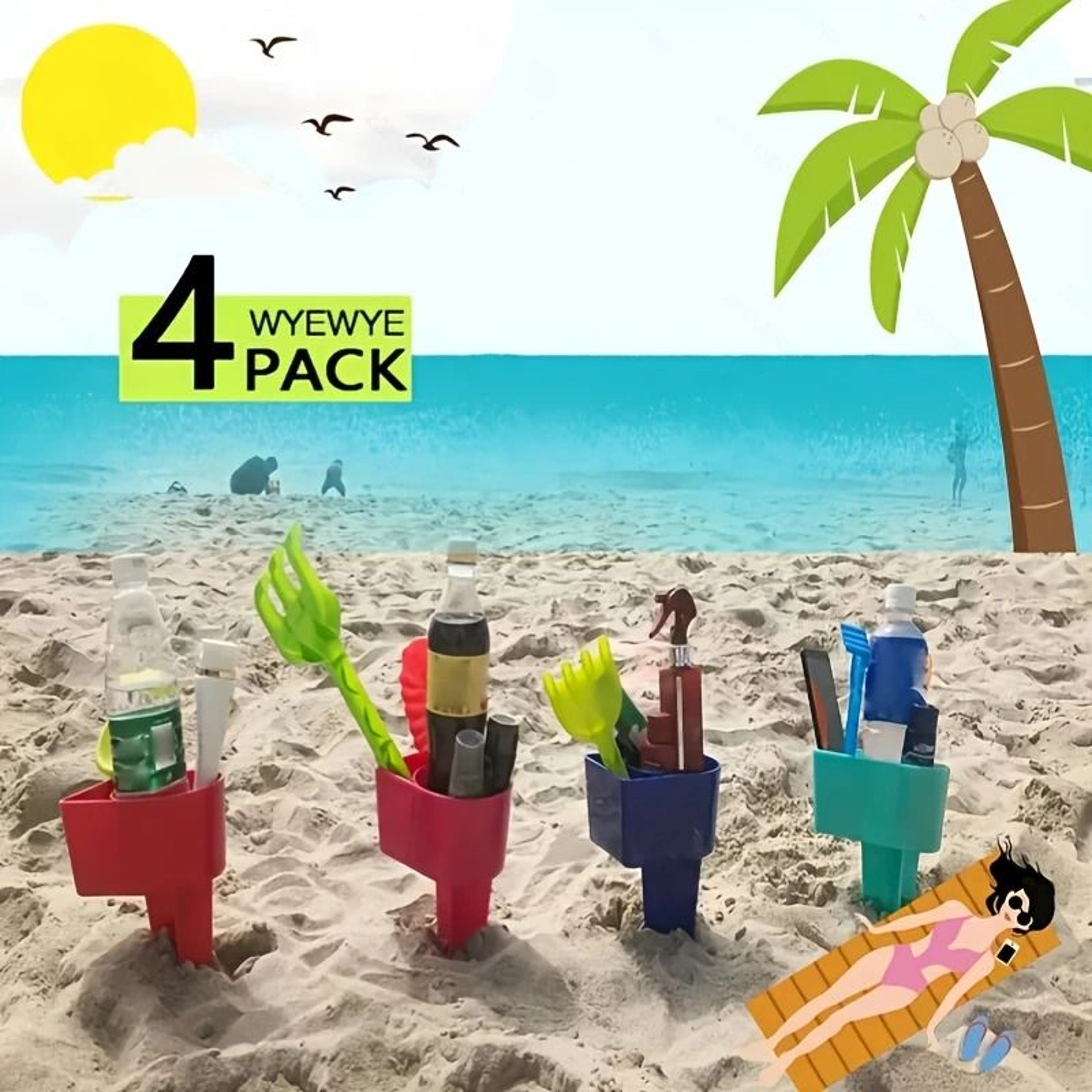 SandSip Beach Cup Holder 2