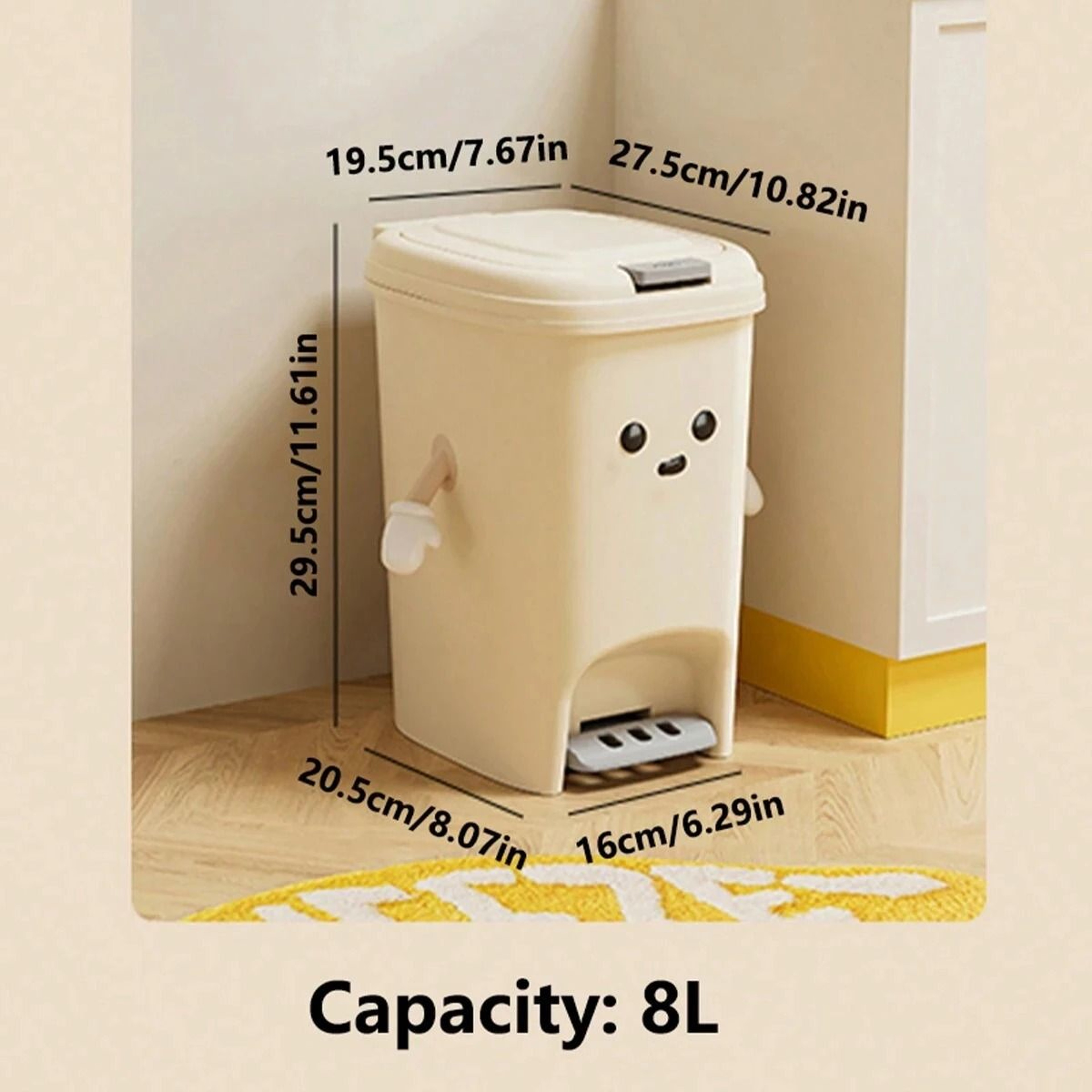 StepBin Double Pedal Trash Can 7