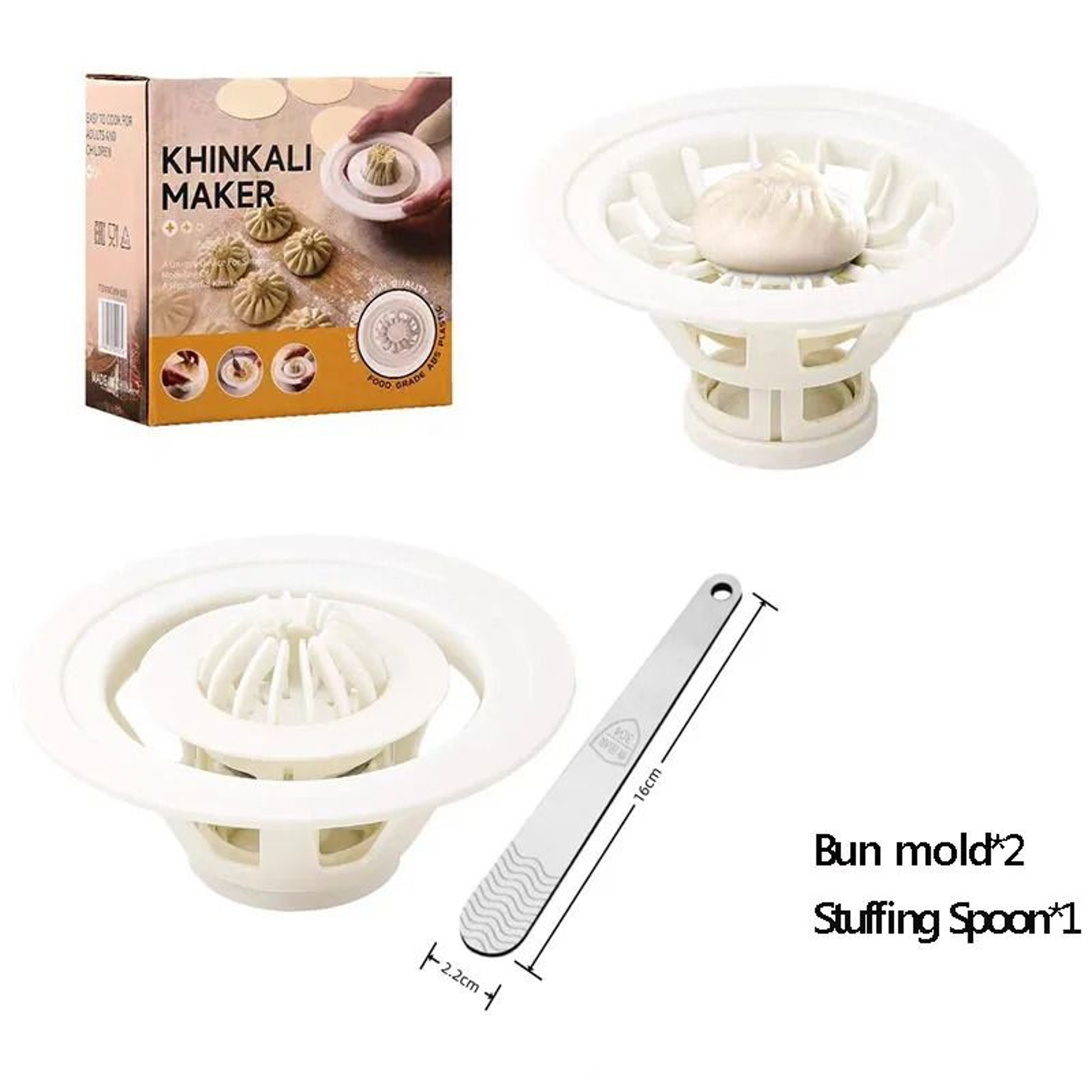 DoughPress Bao Dumpling Maker 10