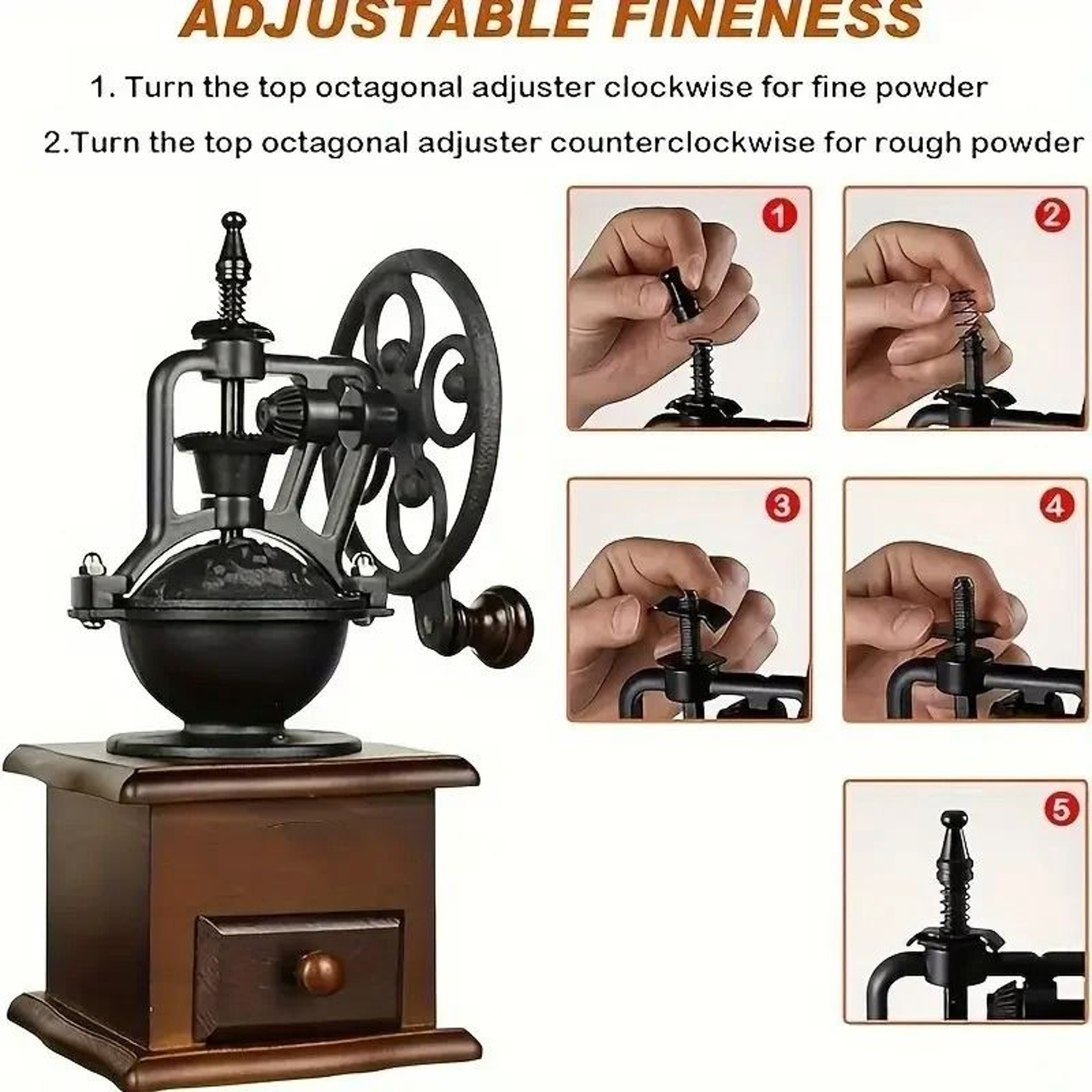 BrewHaven Hand Coffee Mill 2
