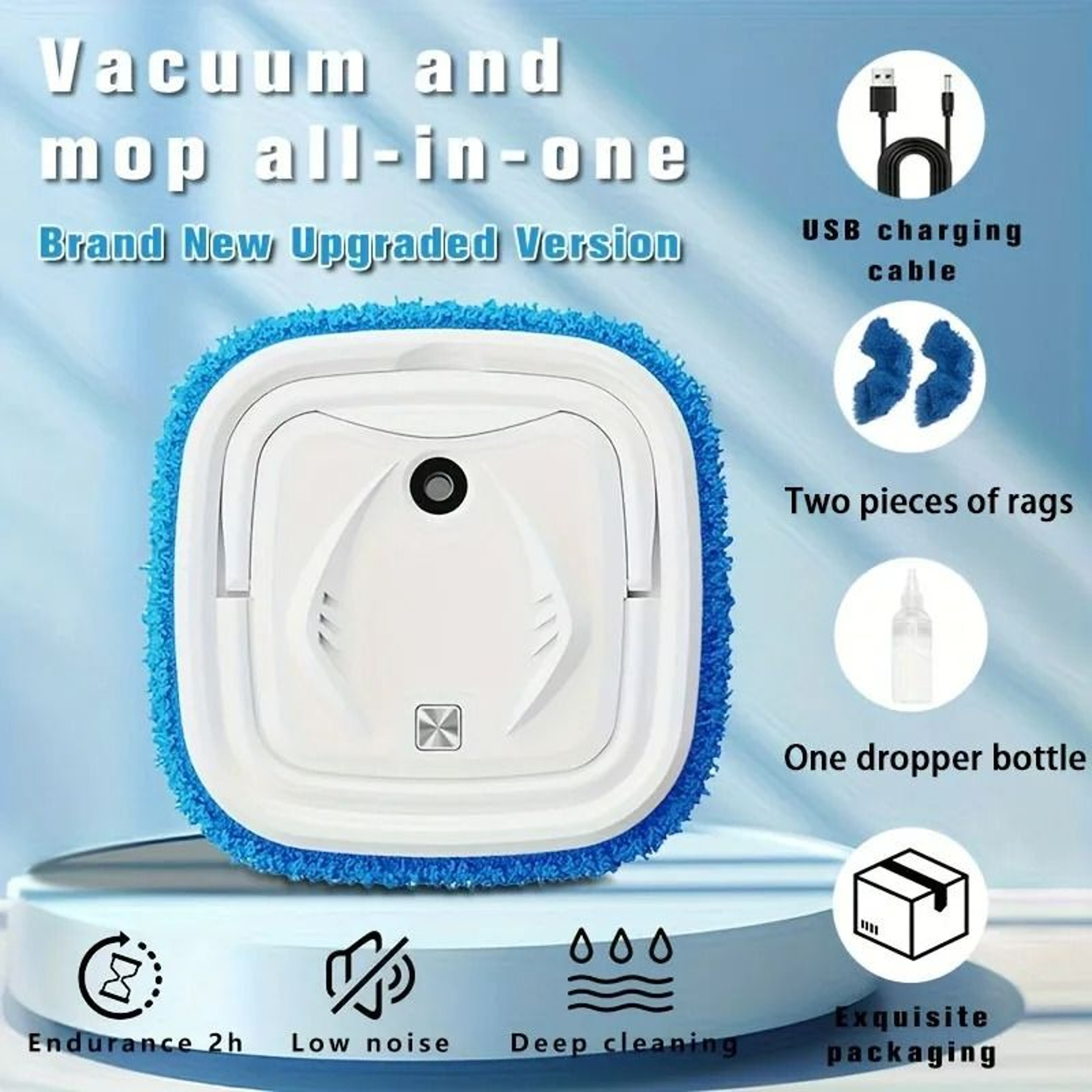 SteamGlide Cleaning Robot 8