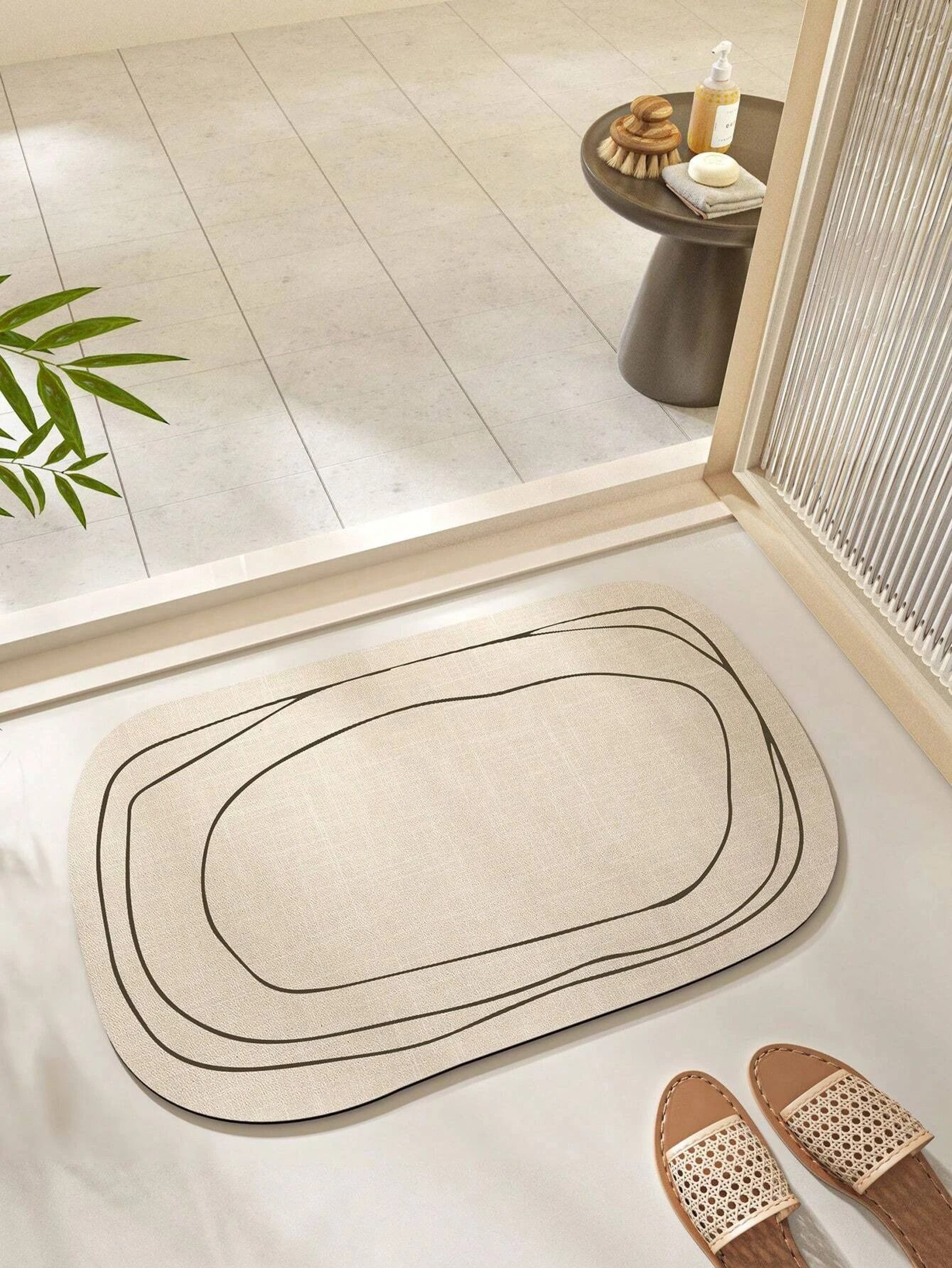 DryStep Geometric Bath Mat 0