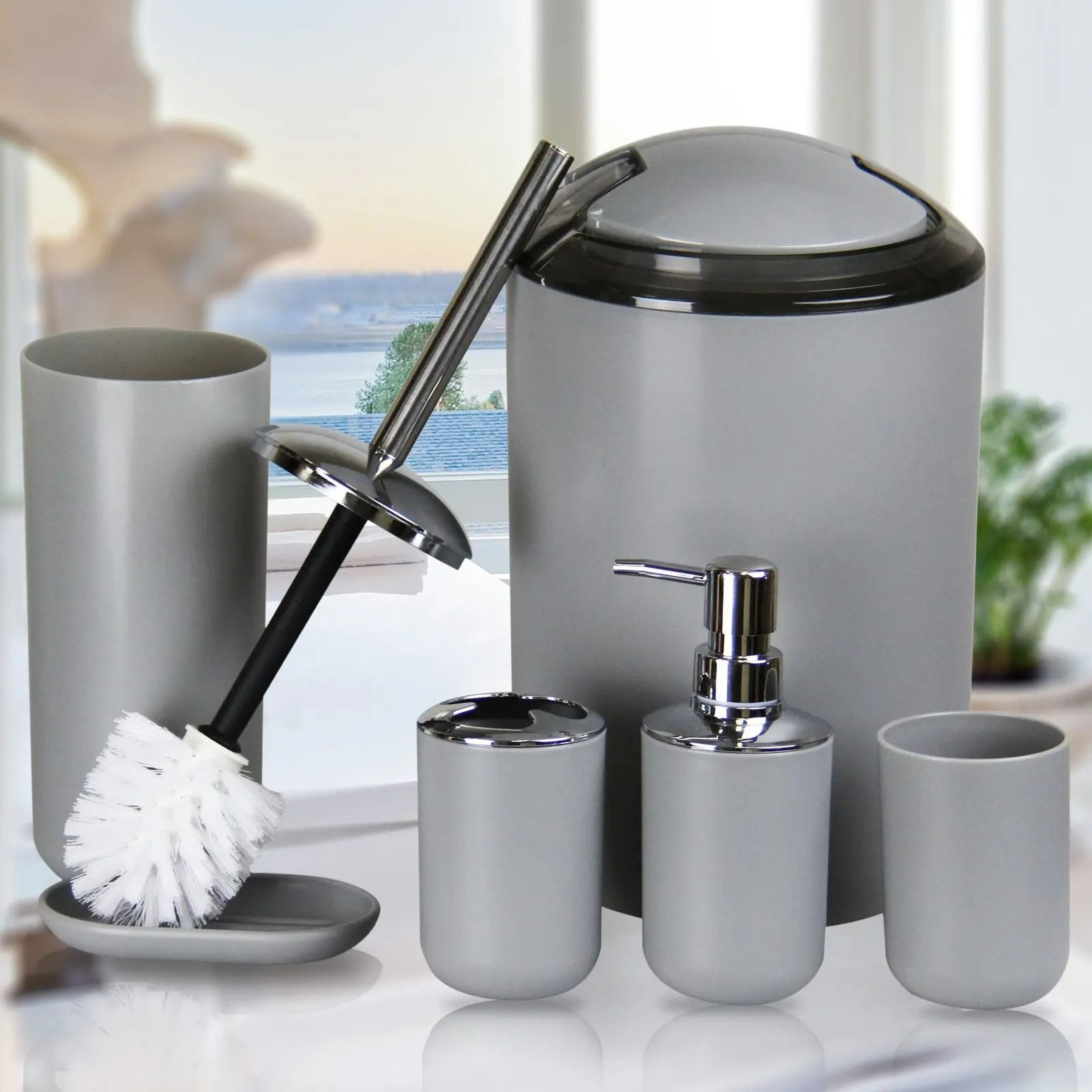 LuxeHaven Bathroom Accessory Set 0