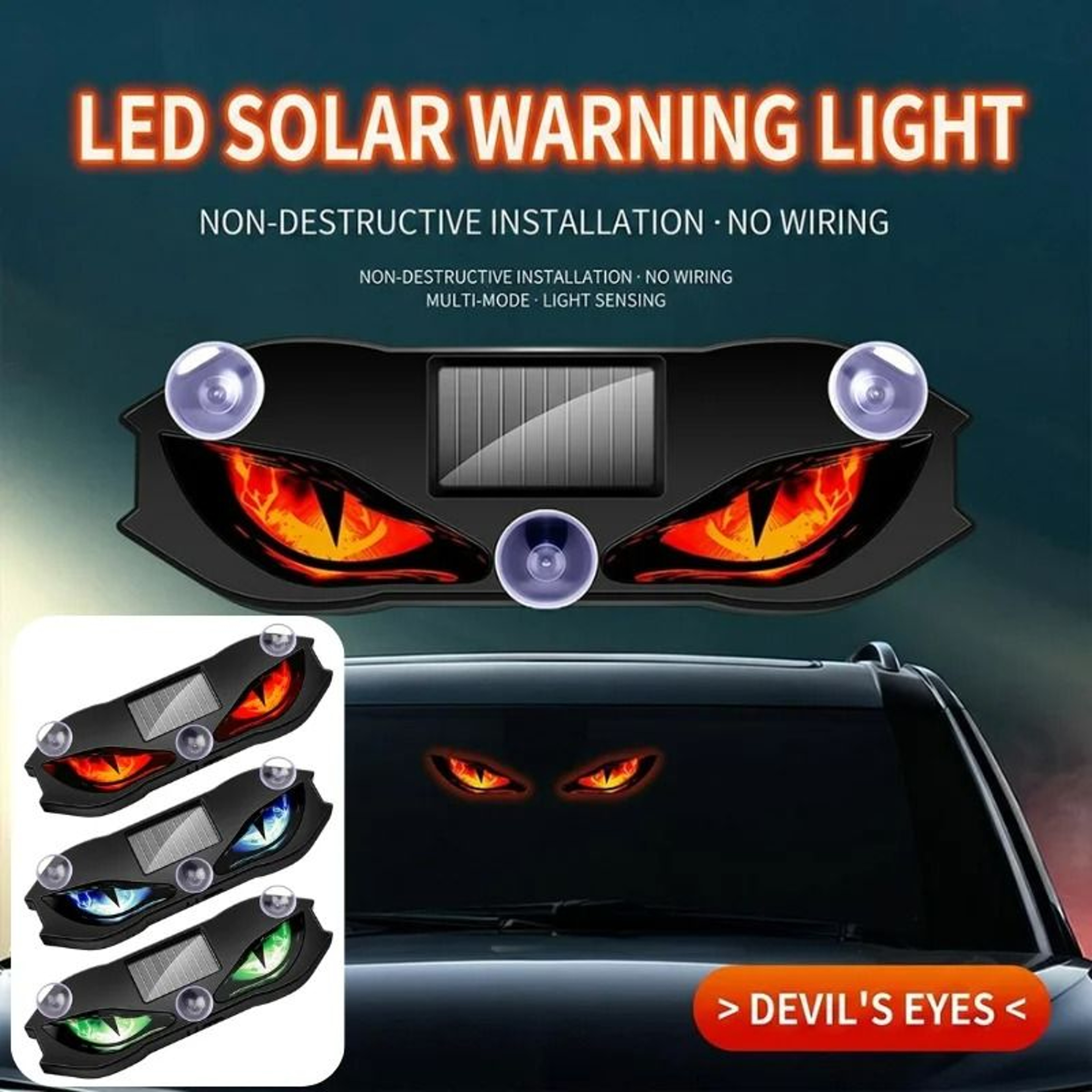 DevilGuard Solar Warning Light 0