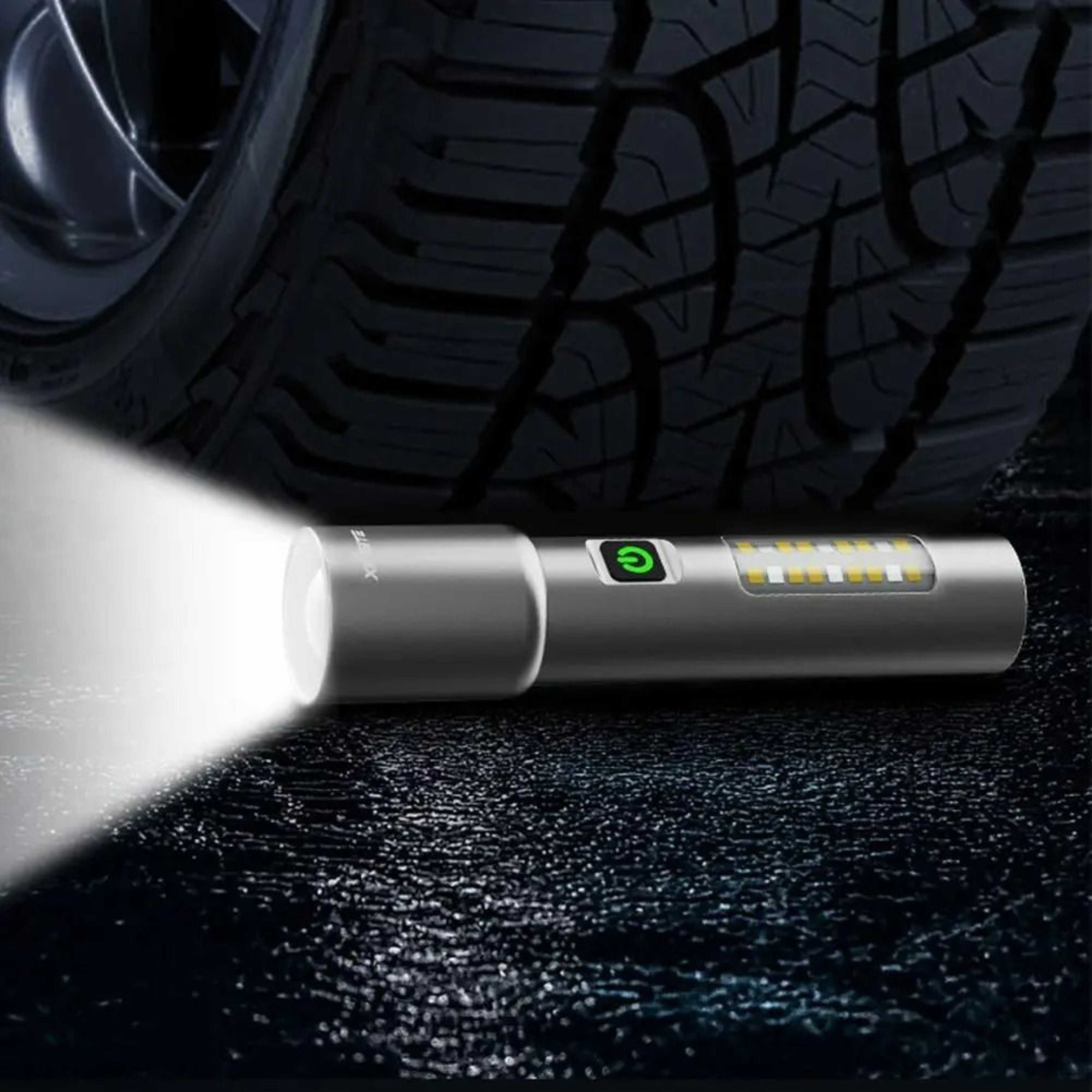 BeamForge Rechargeable Zoom Flashlight 4