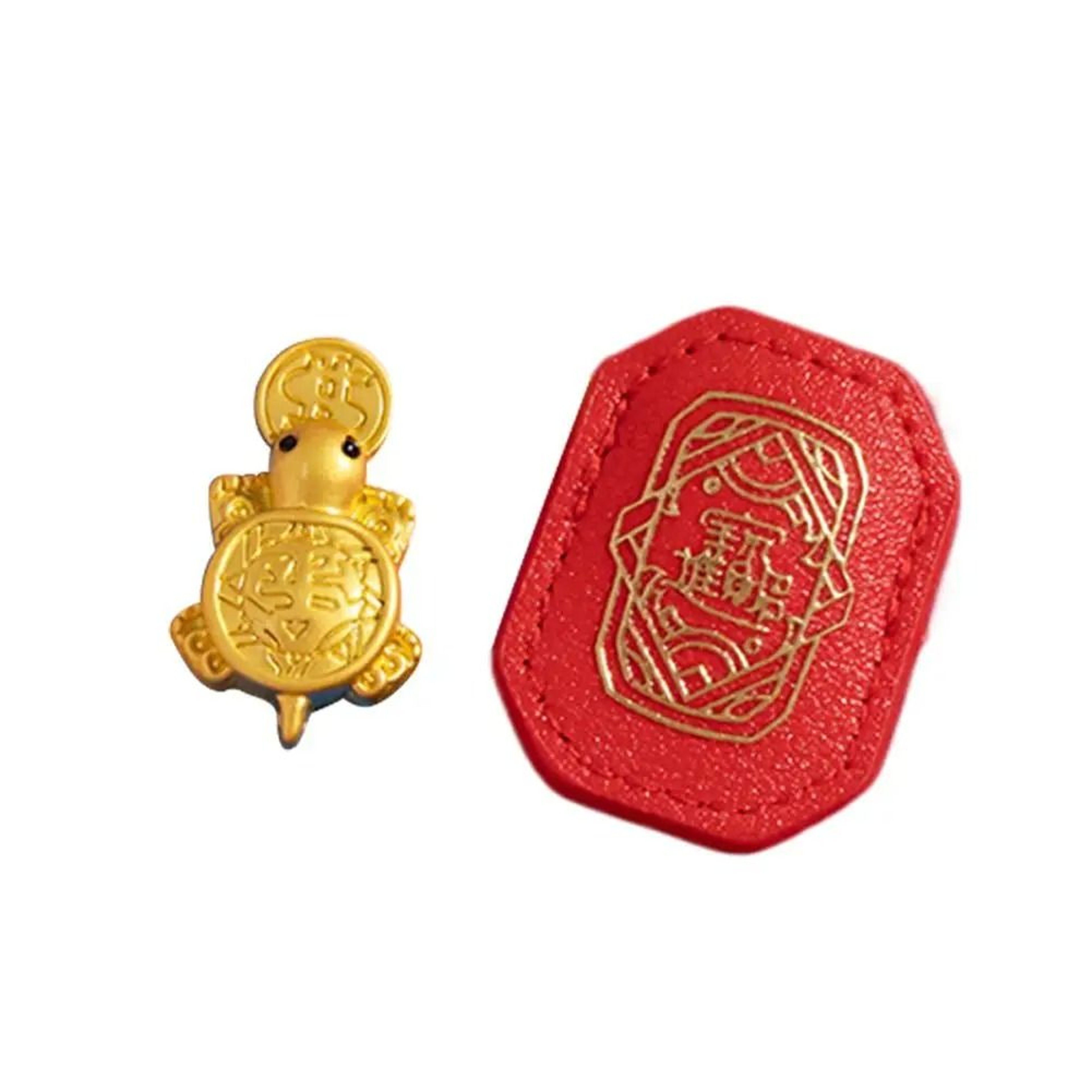 FortuneShell Golden Turtle Charm 5
