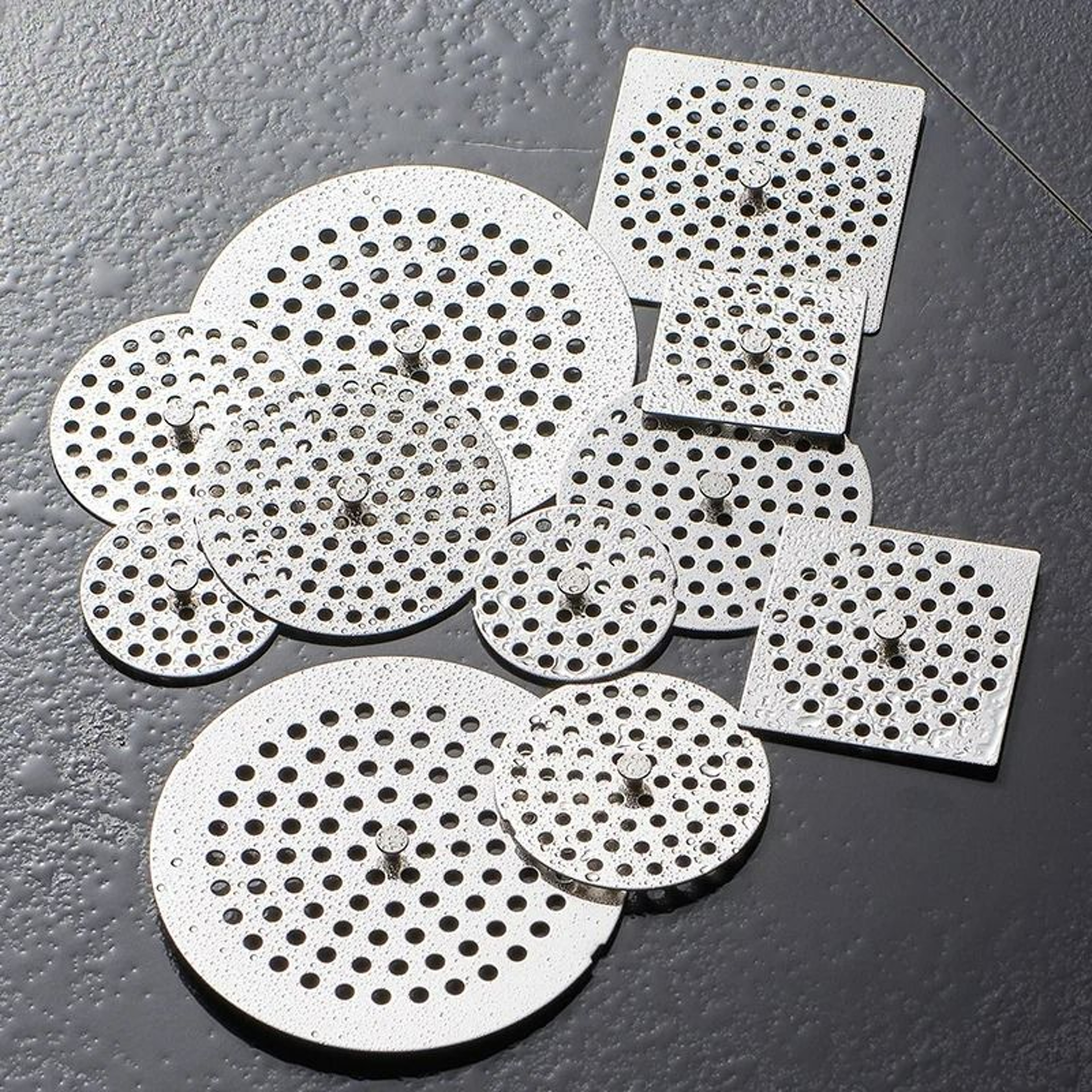 Stainless Steel Shower Drain Filter Cover Hair Catcher  Sink Strainer 0