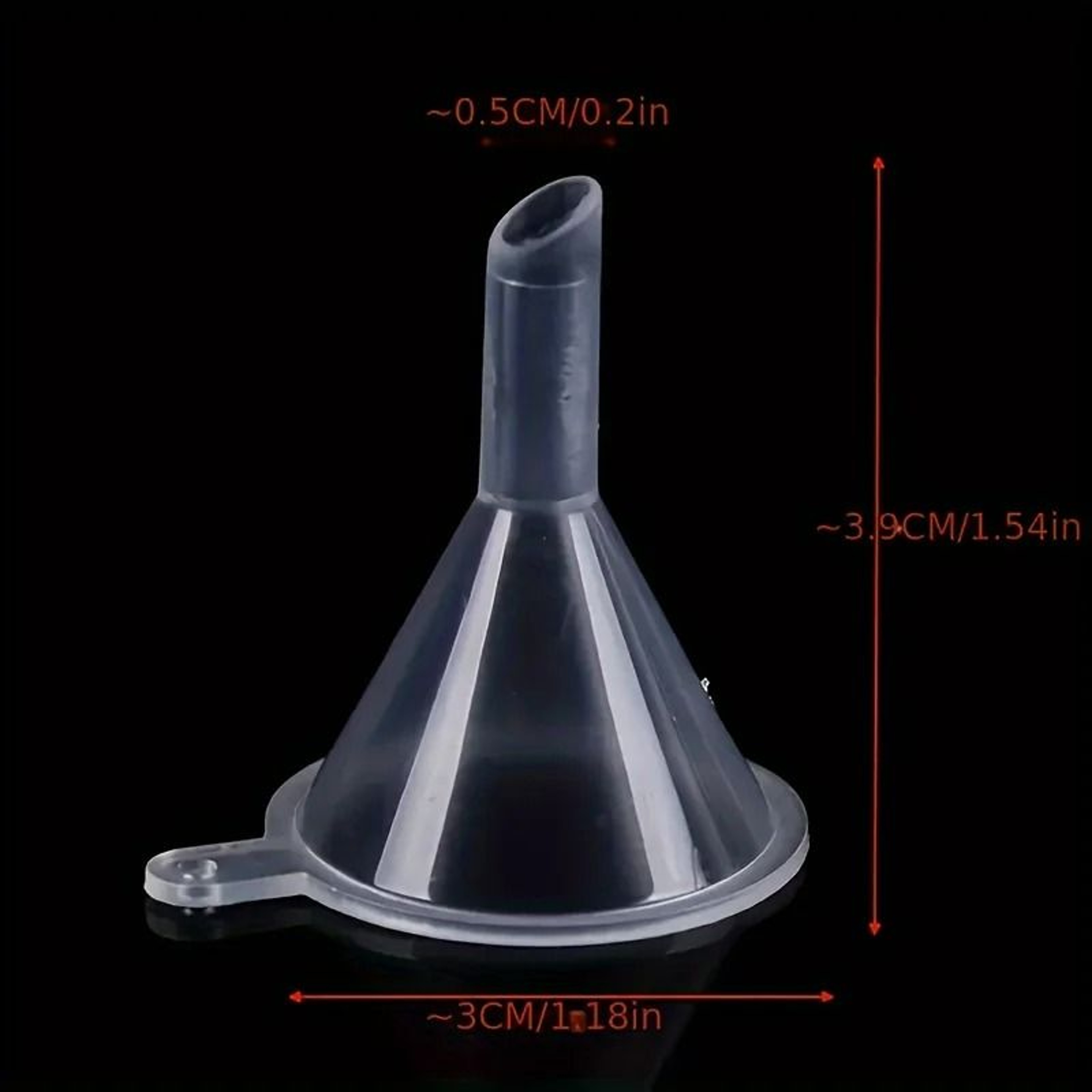 Mini Transparent Plastic Funnels For Perfume Essential Oils  Liquid Filling  510 Pack 4