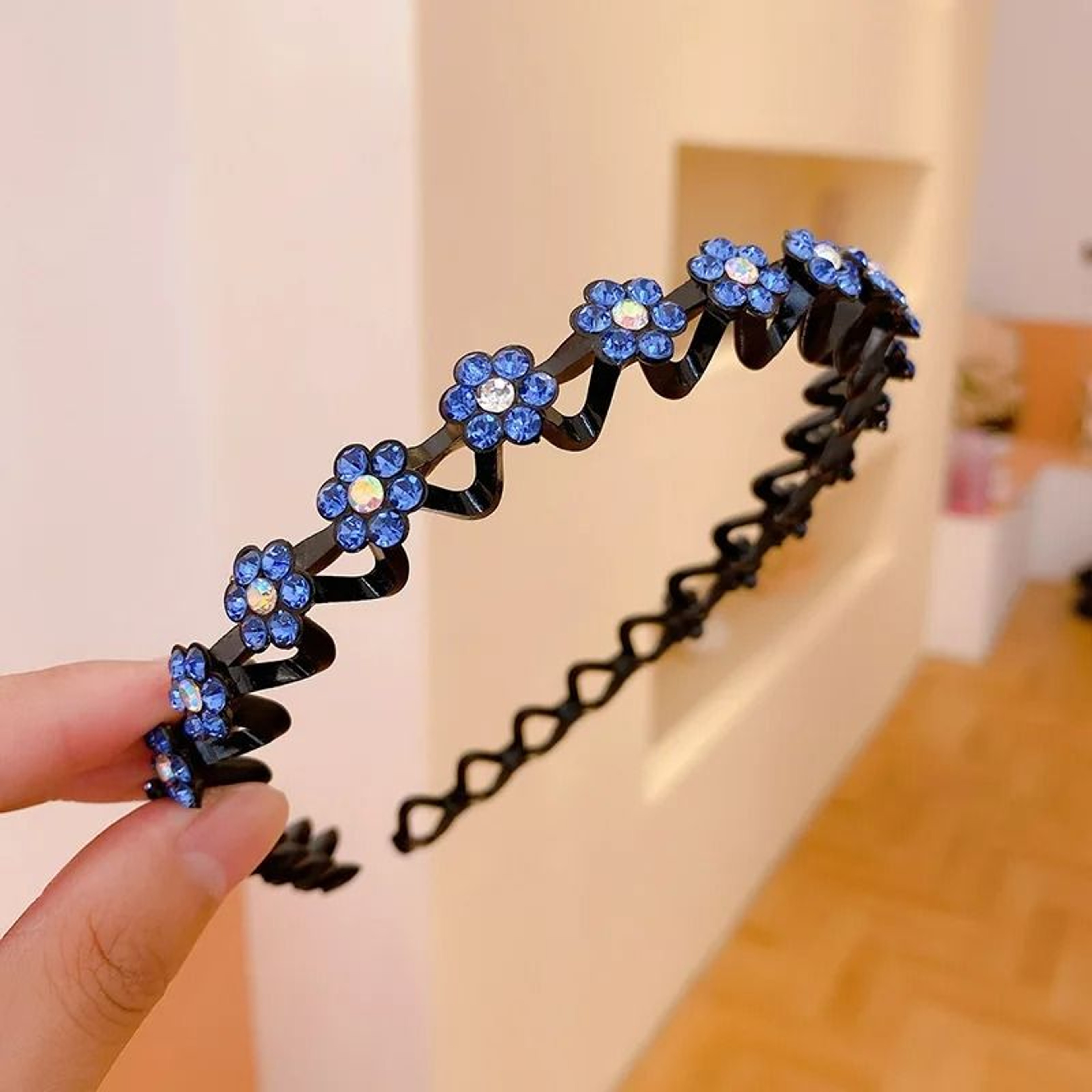 PearlBloom Rhinestone Headband 12