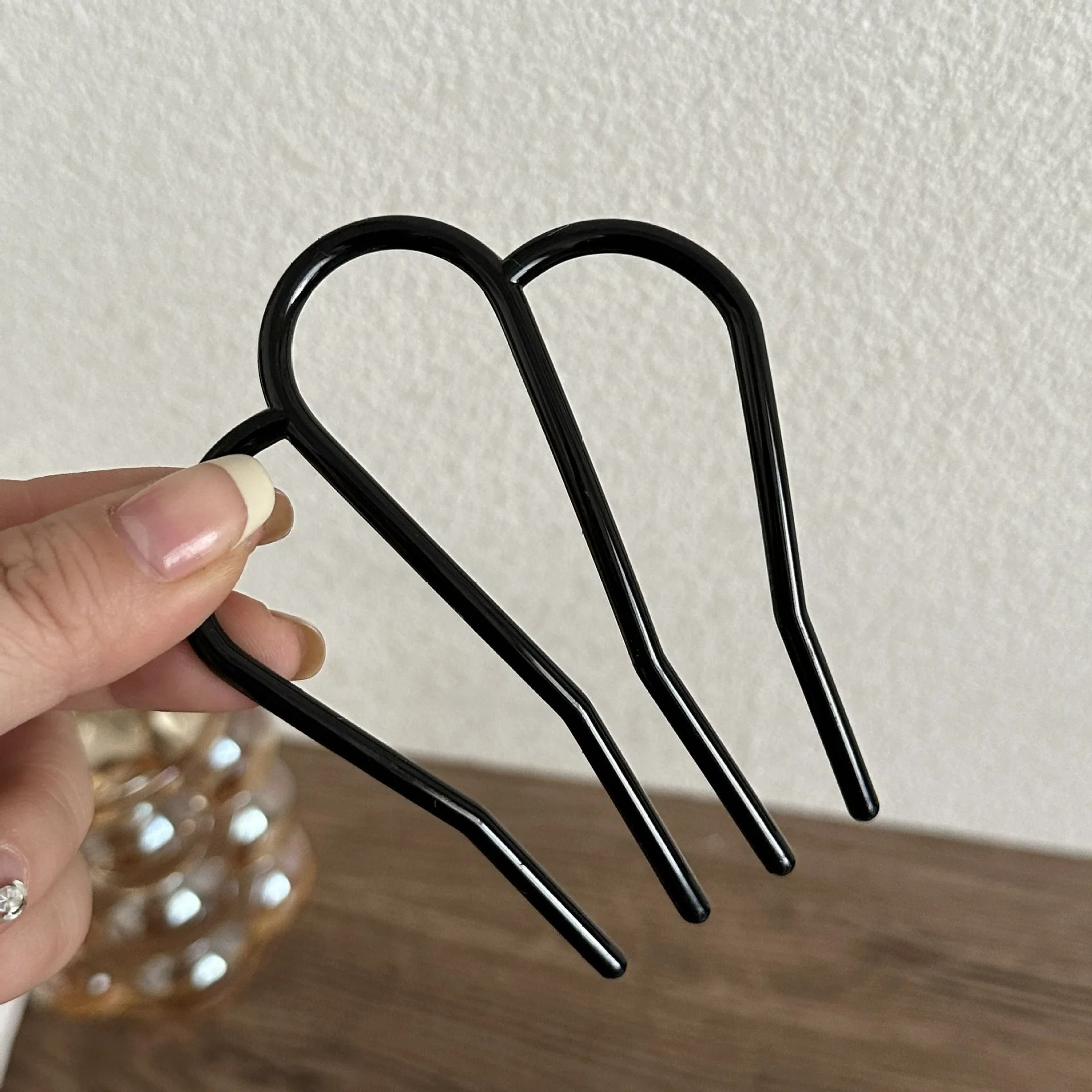 LunaCurve Acrylic Hair Fork 6
