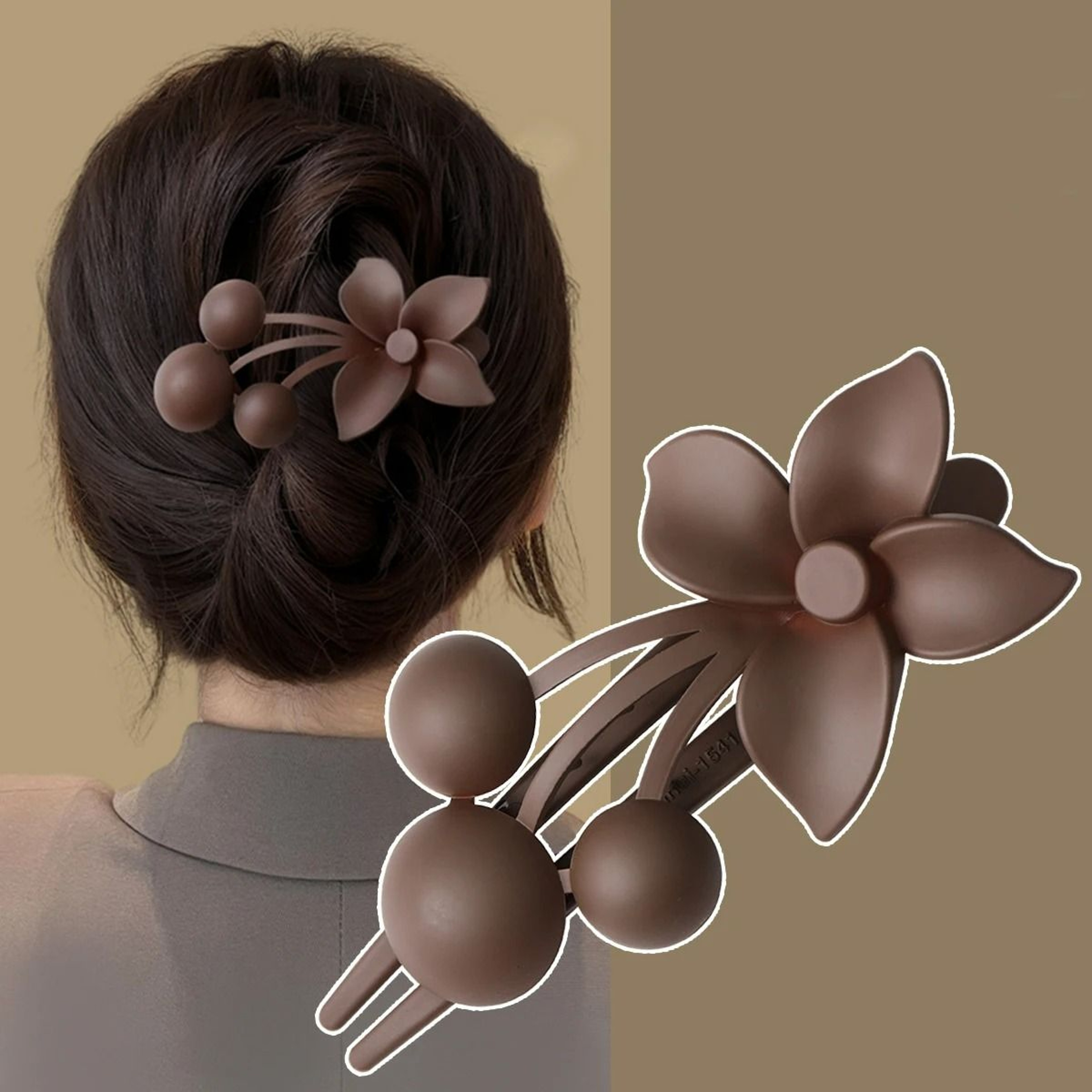 FrostBloom Flower Hair Claw 2