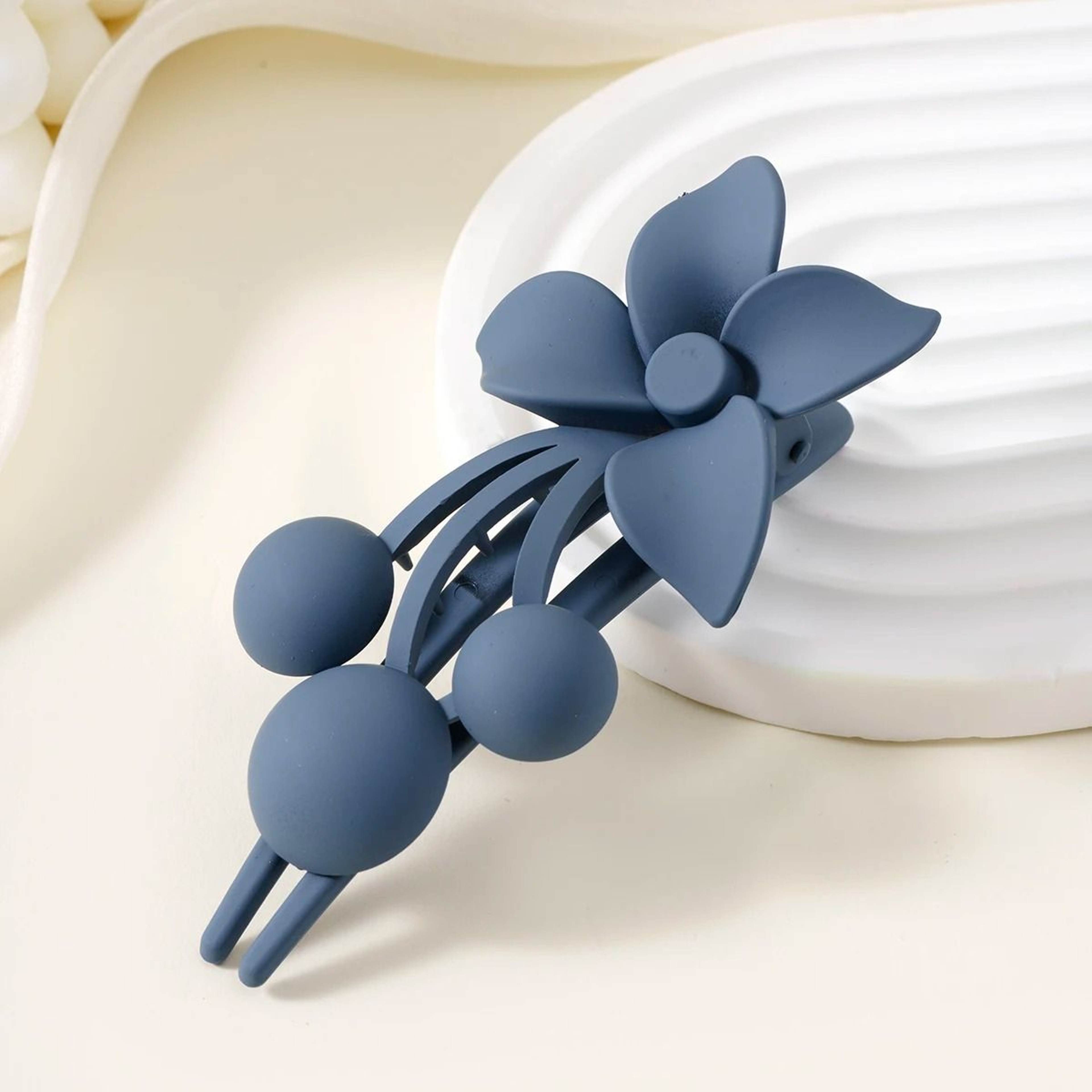 FrostBloom Flower Hair Claw 9