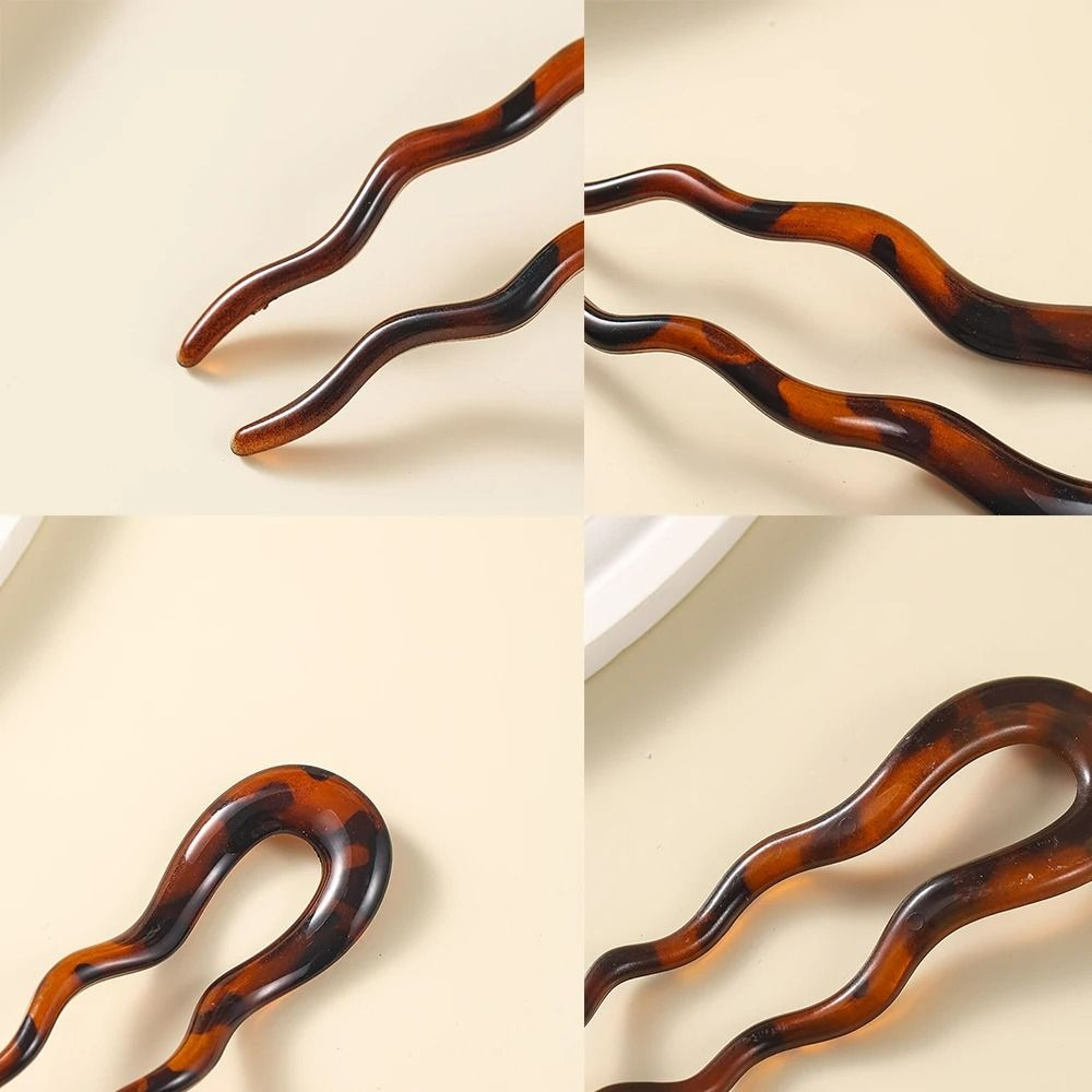 LeopardWave Acetate Hair Fork 4