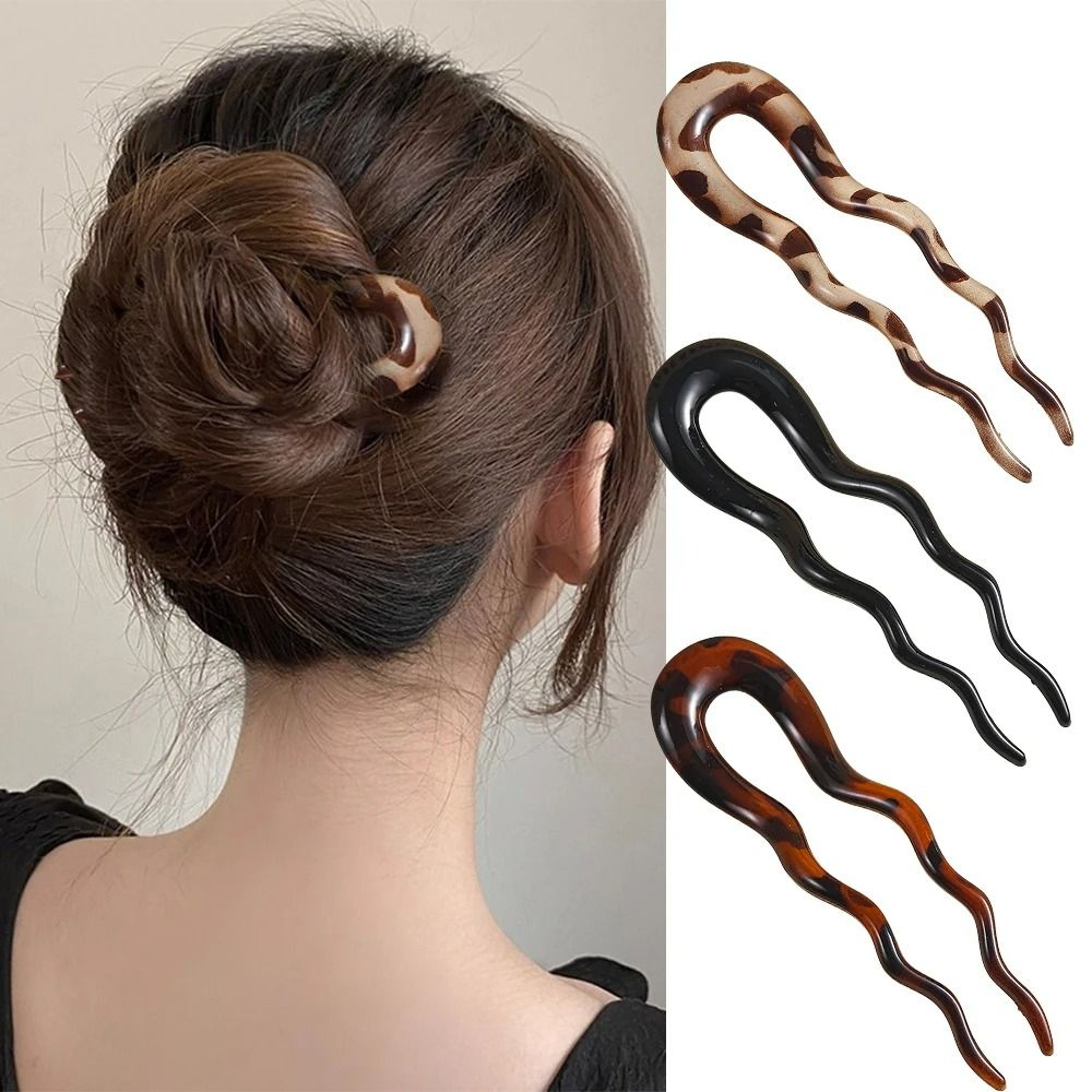 LeopardWave Acetate Hair Fork 1
