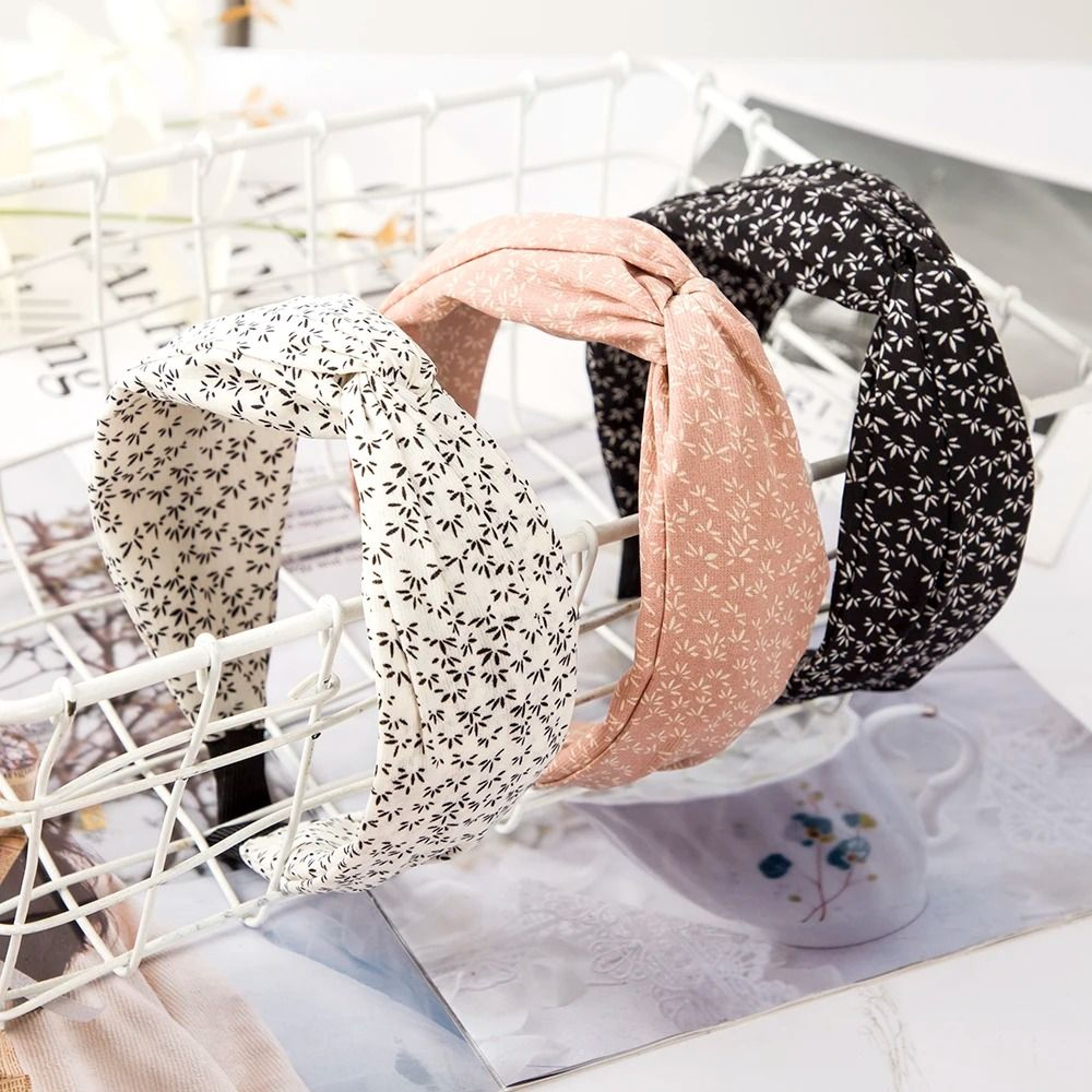 WildKnot Leopard Cross Headband 0