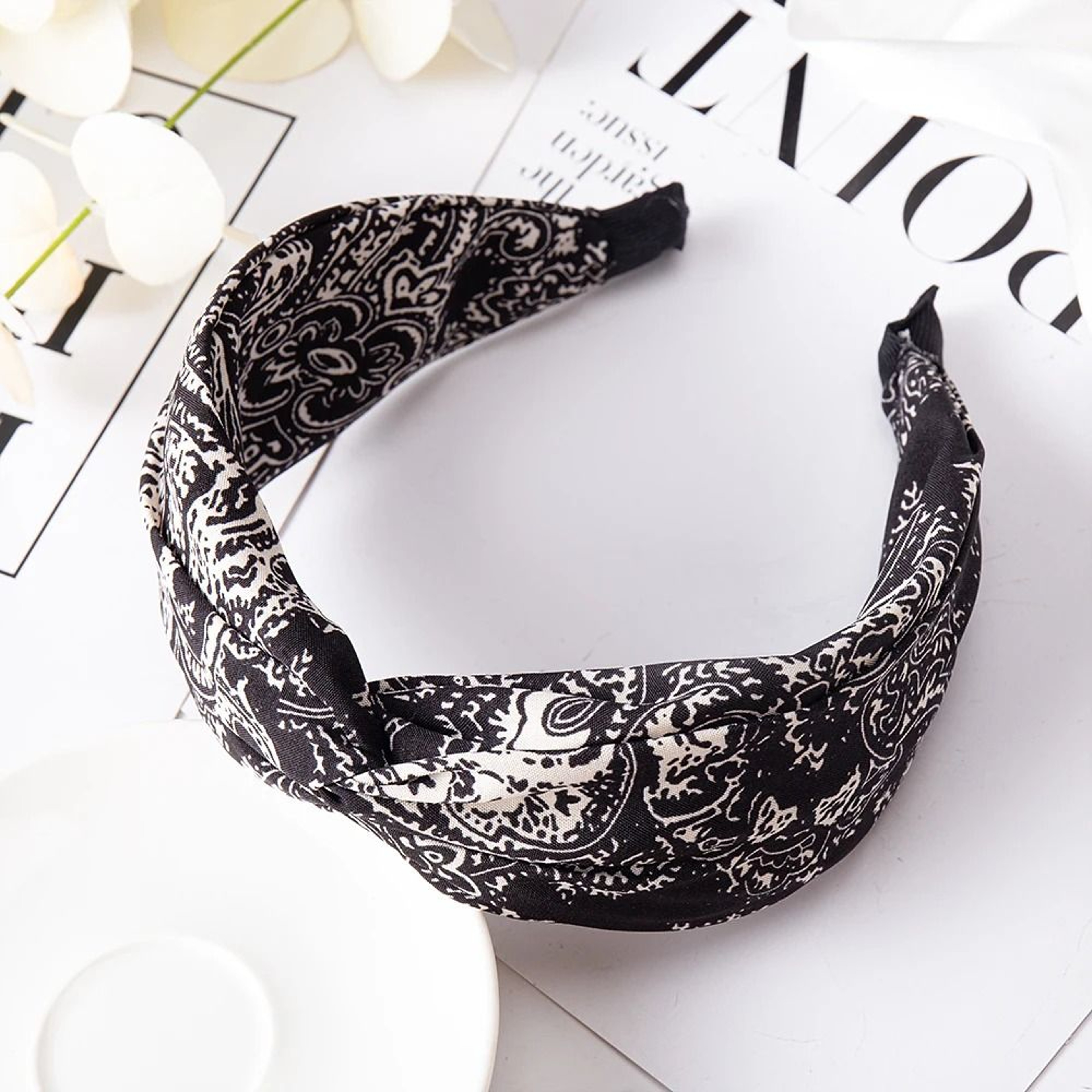WildKnot Leopard Cross Headband 14