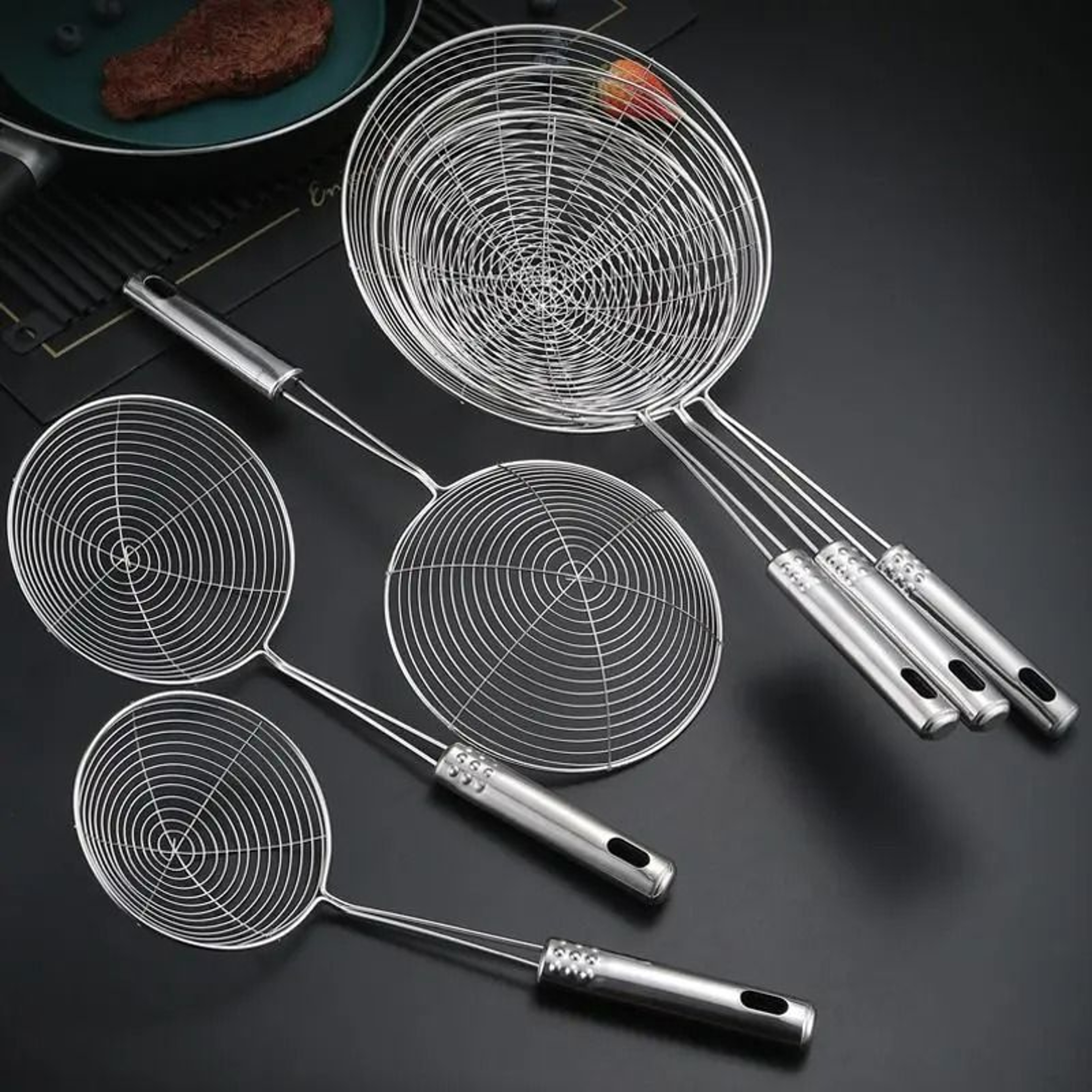 DrainPro Stainless Steel Strainer Set 3