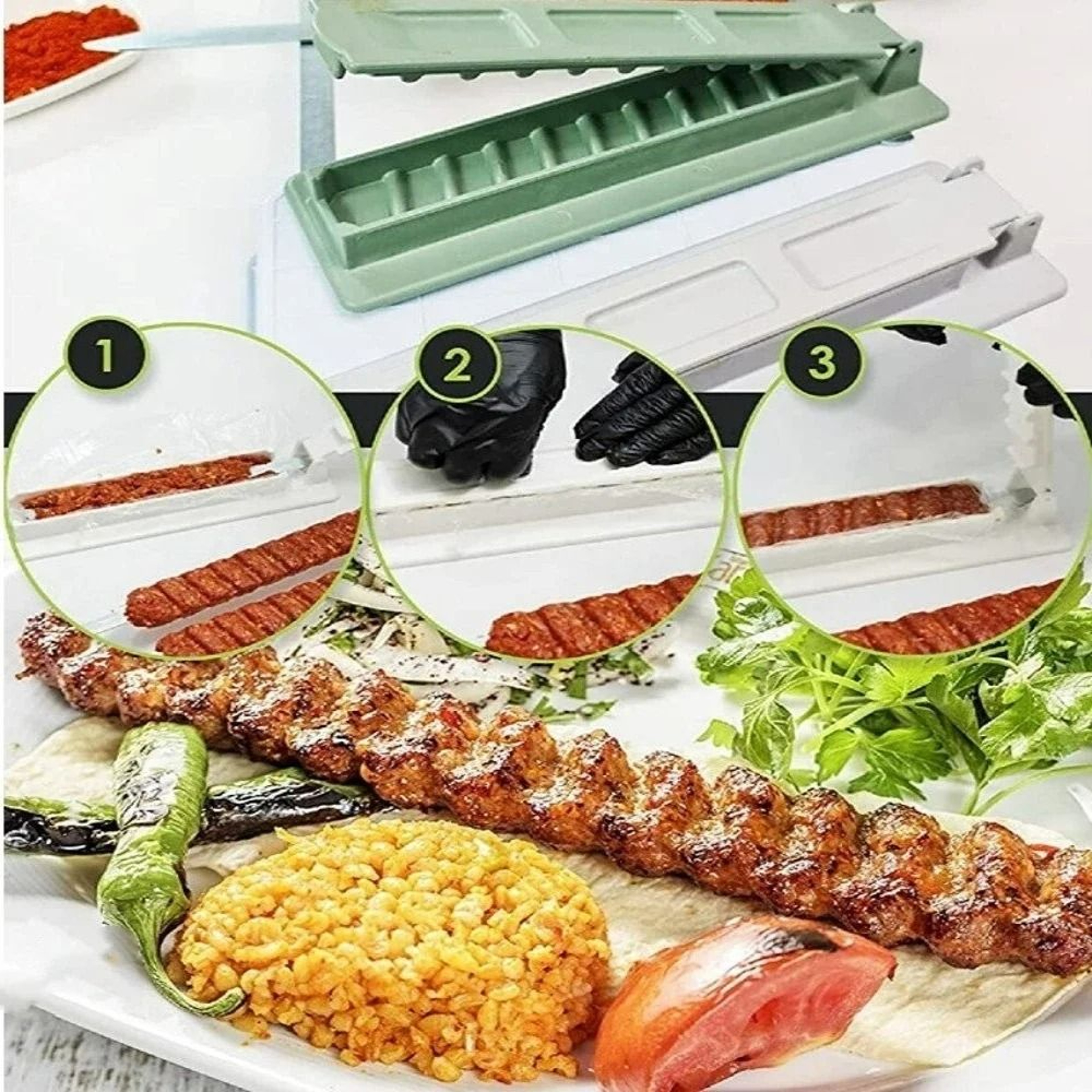 SkewerMate Kebab Prep Maker 6