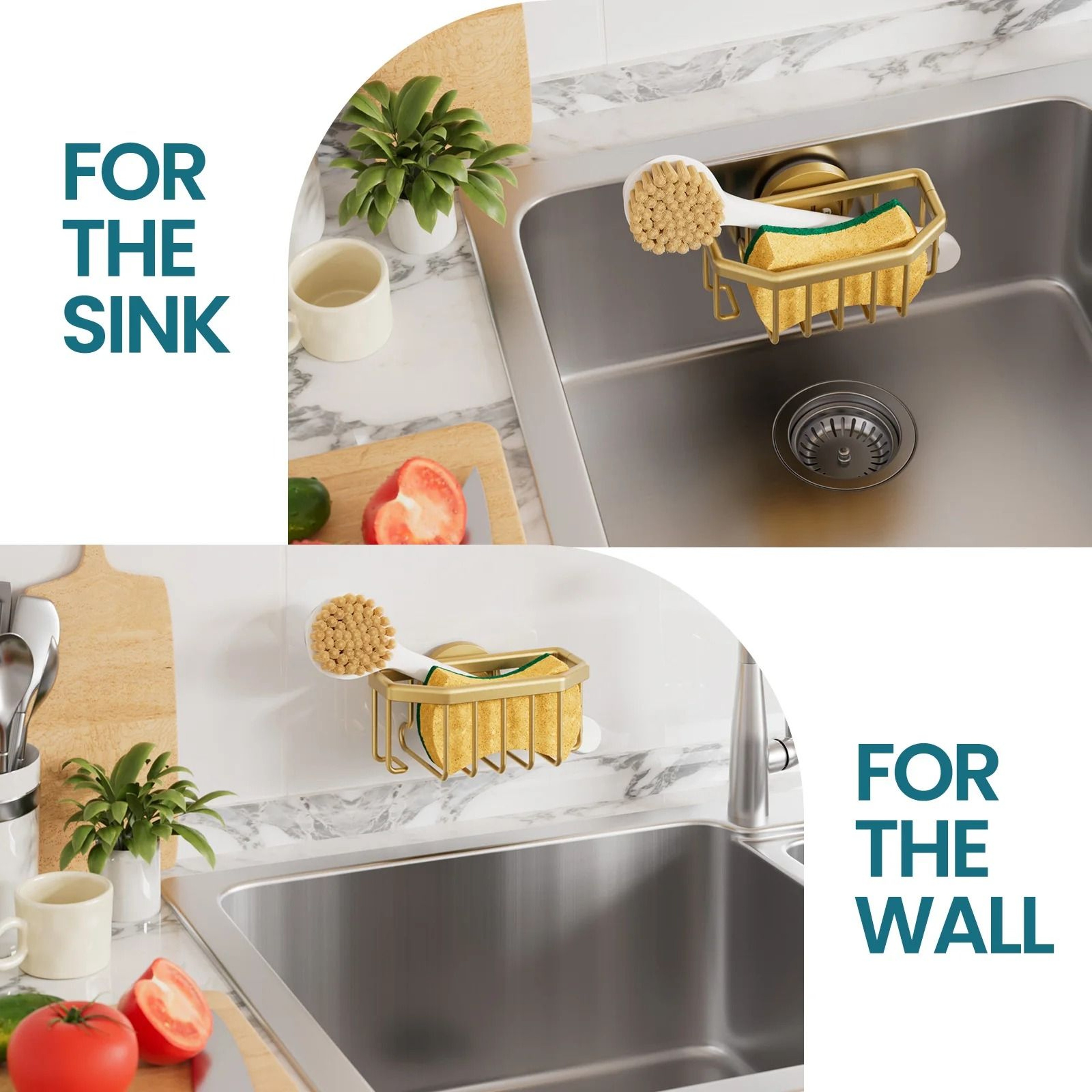 SuctionPro Aluminum Sink Caddy 5