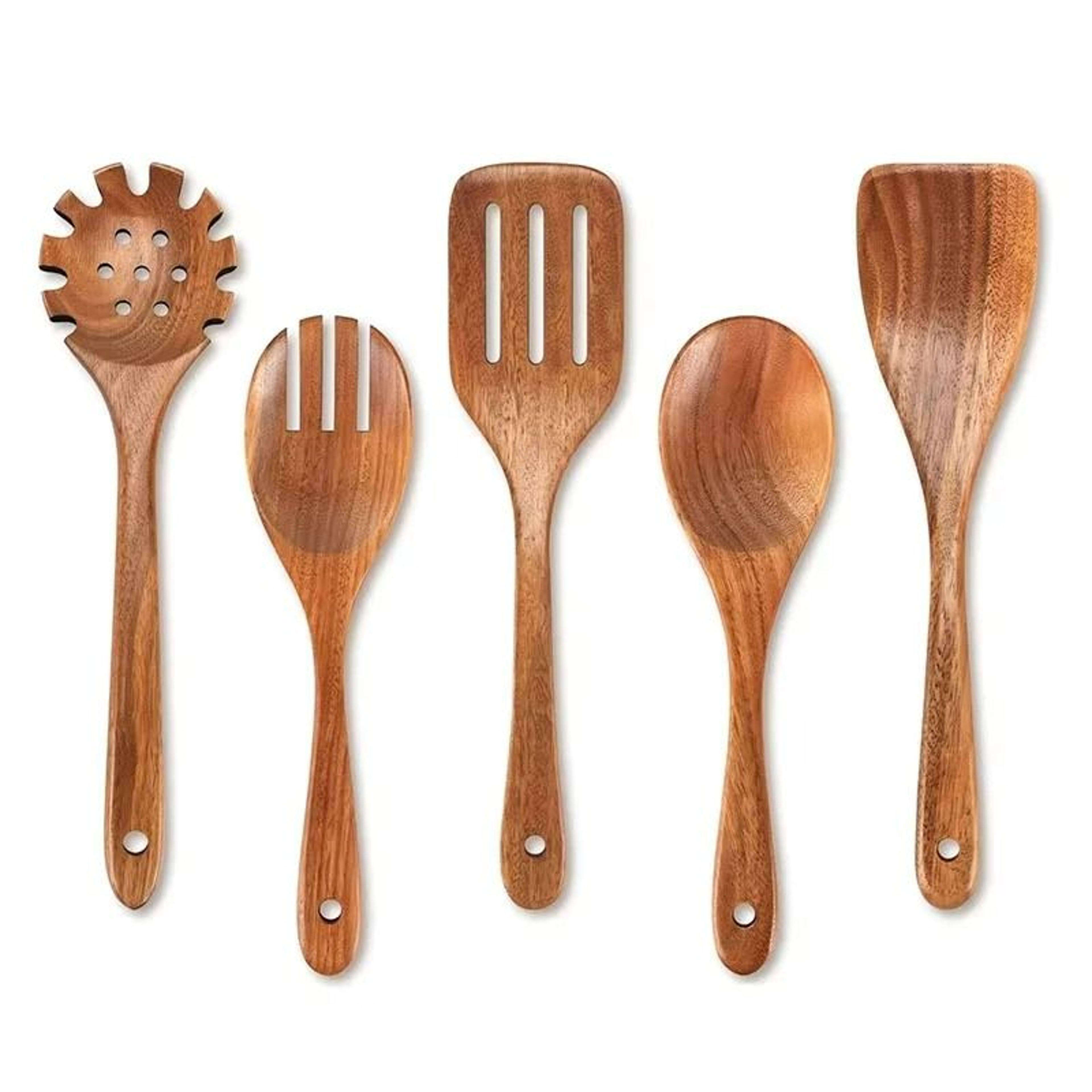TeakCraft 10 Piece Utensil Set 6