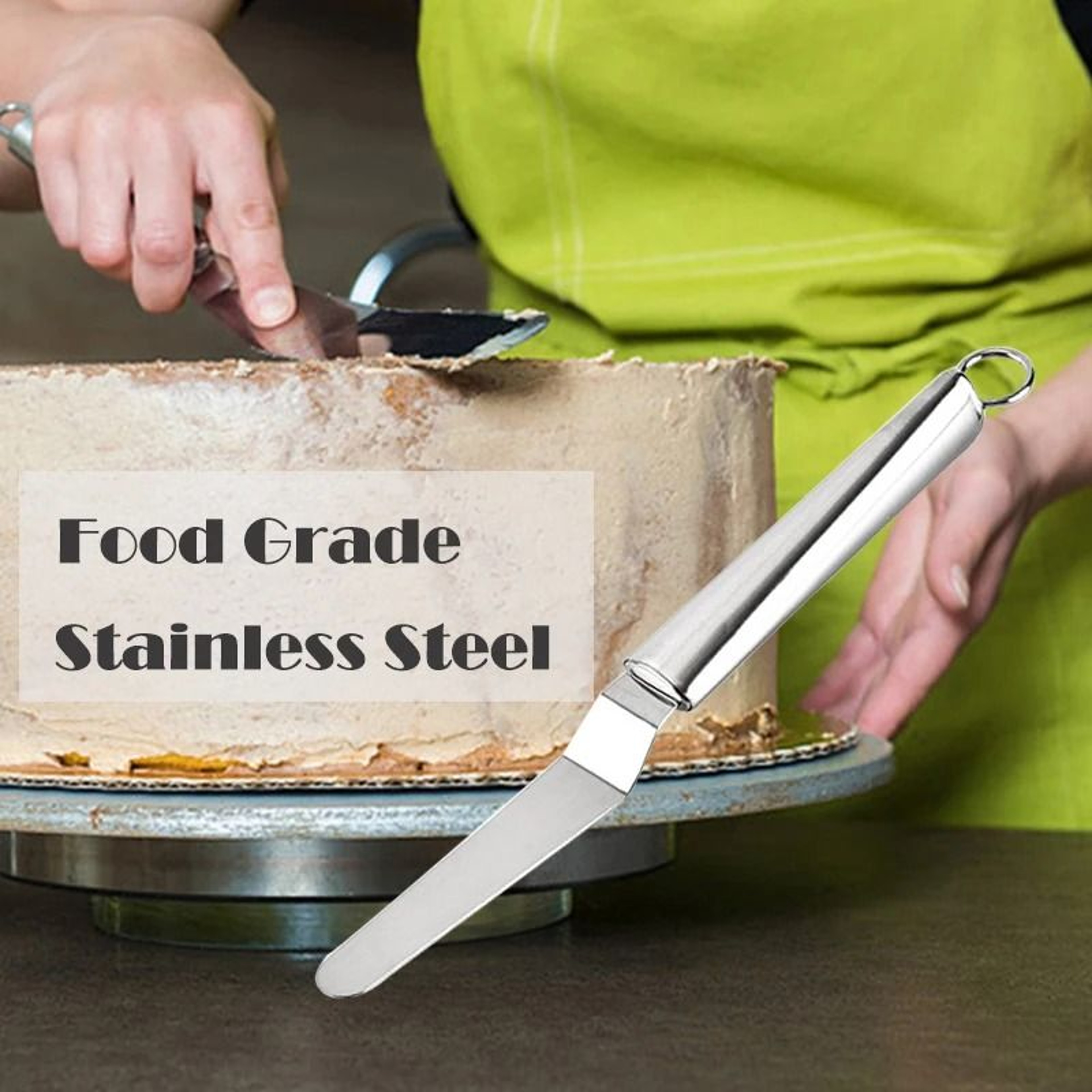 FrostGlide Stainless Steel Cake Spatula 2