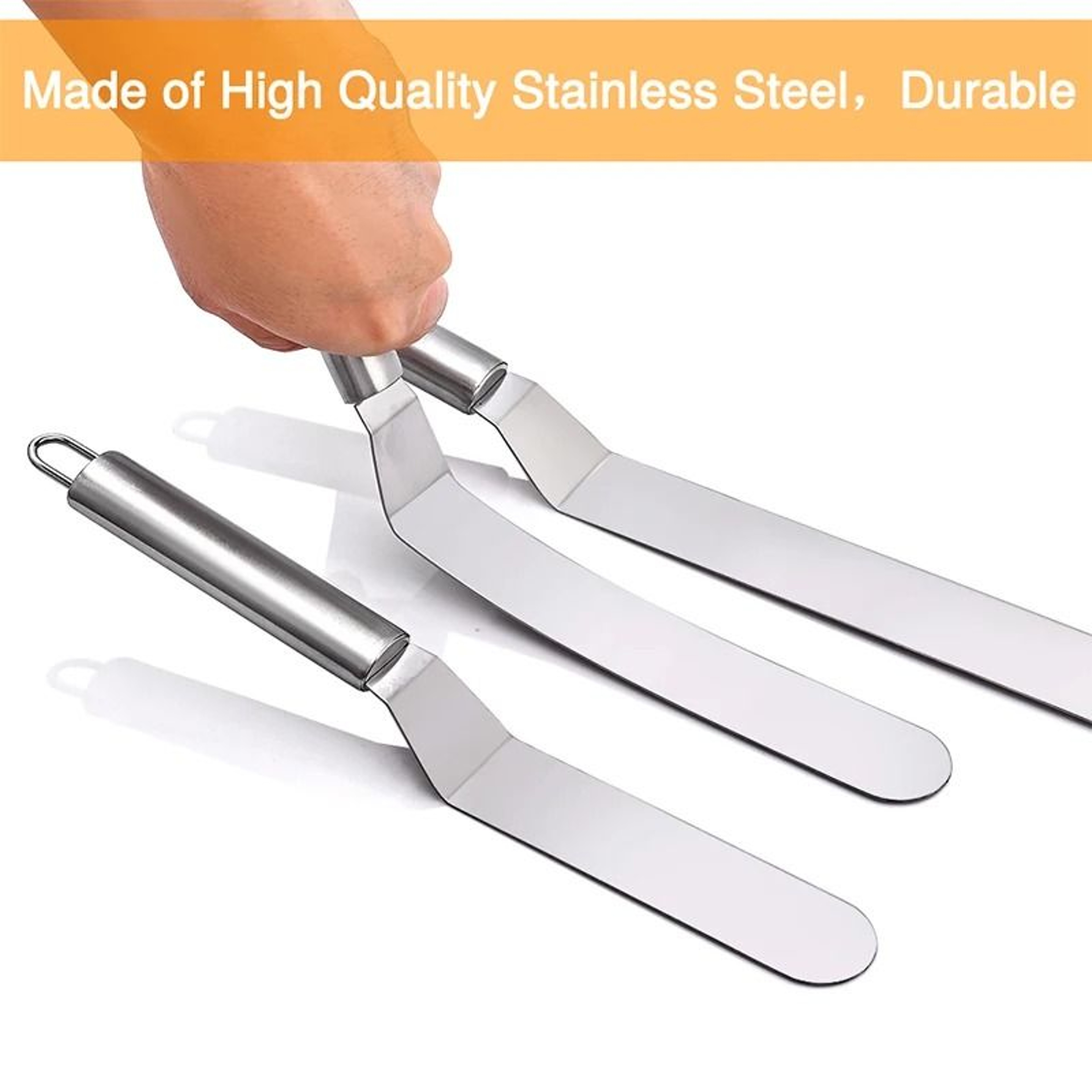 FrostGlide Stainless Steel Cake Spatula 4