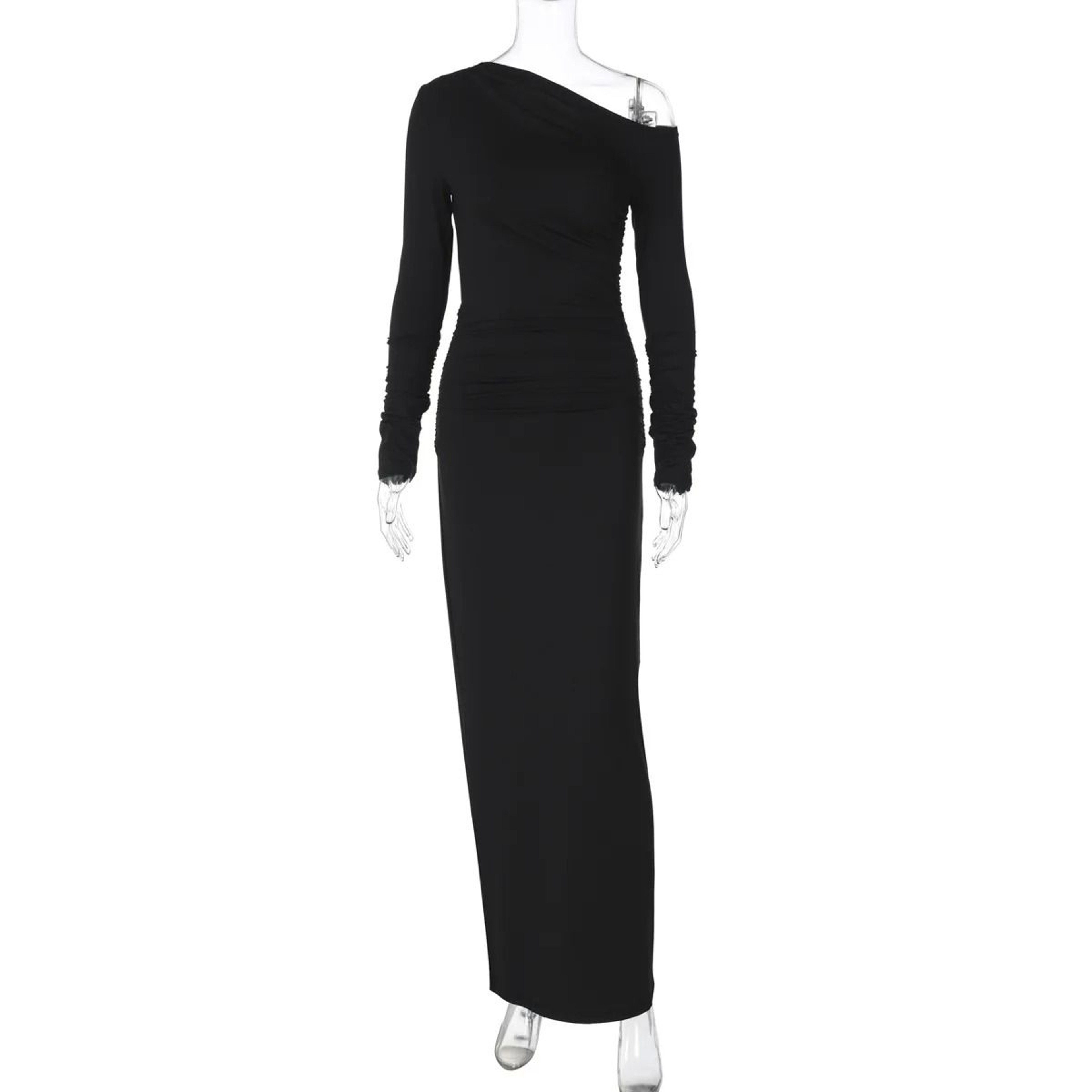 IvoryMuse Asymmetrical Maxi Dress 7
