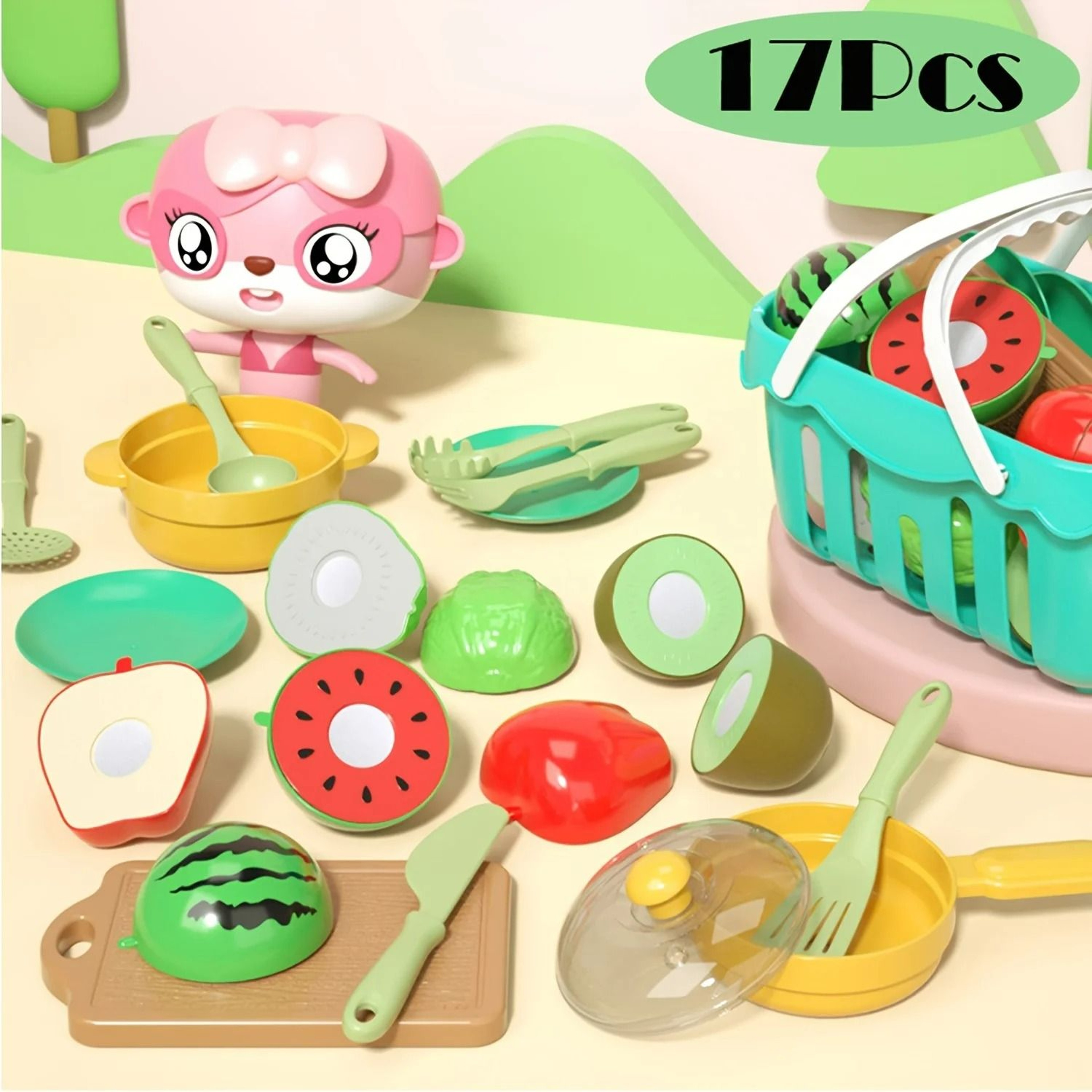 SliceSprout Pretend Food Cutting Set 1