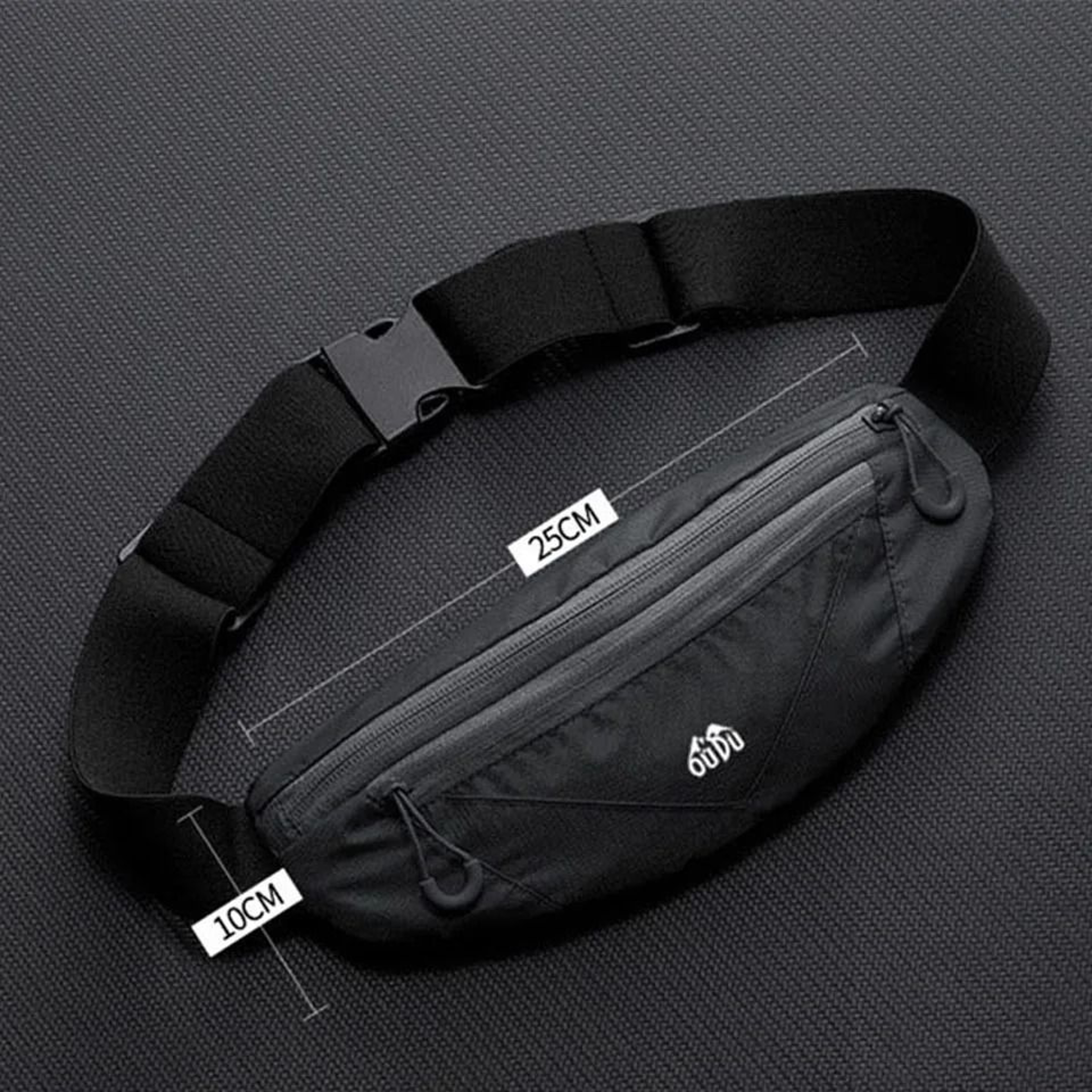 StrideFlex Double Zipper Running Belt 1
