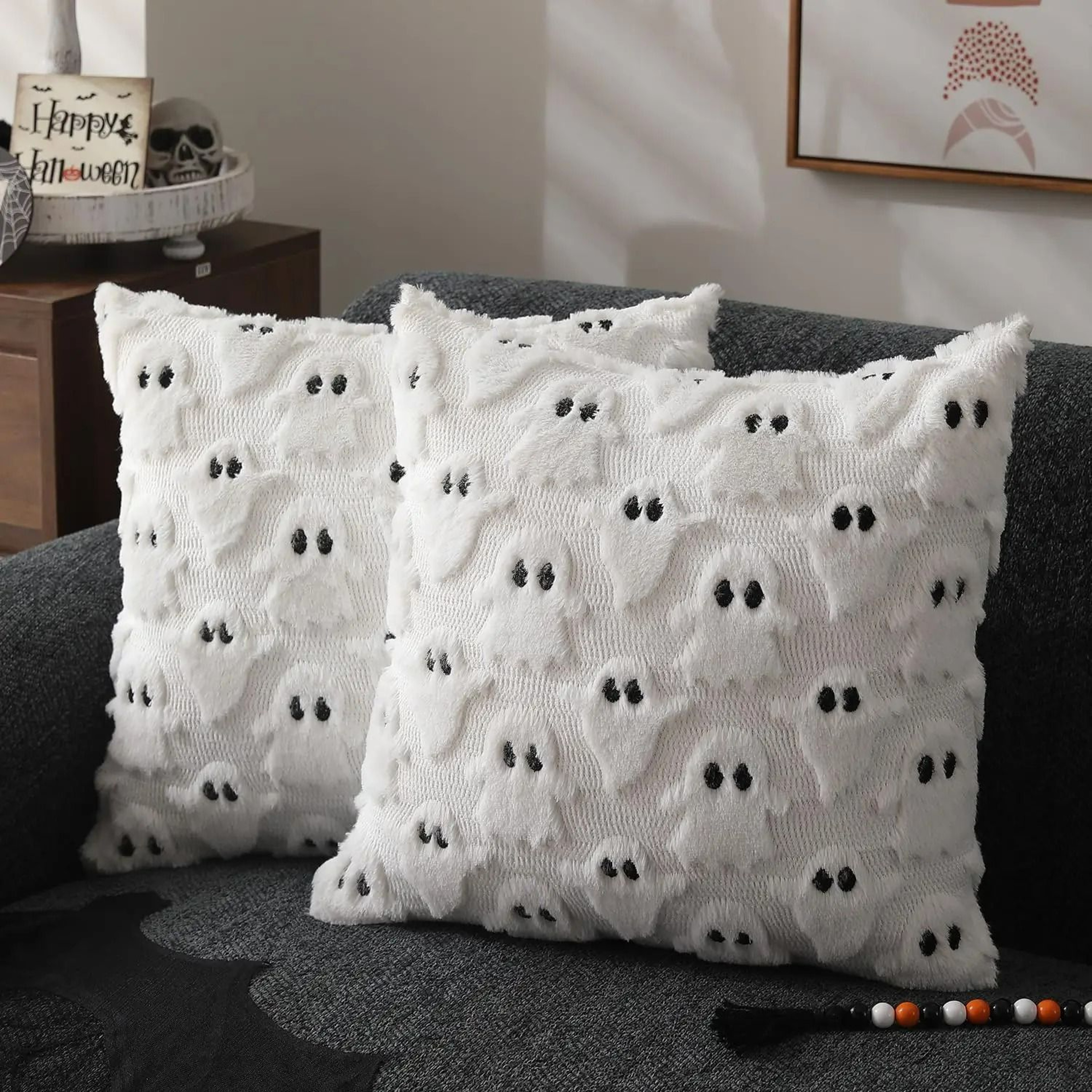 FrostPine Plush Christmas Pillow Cover 9
