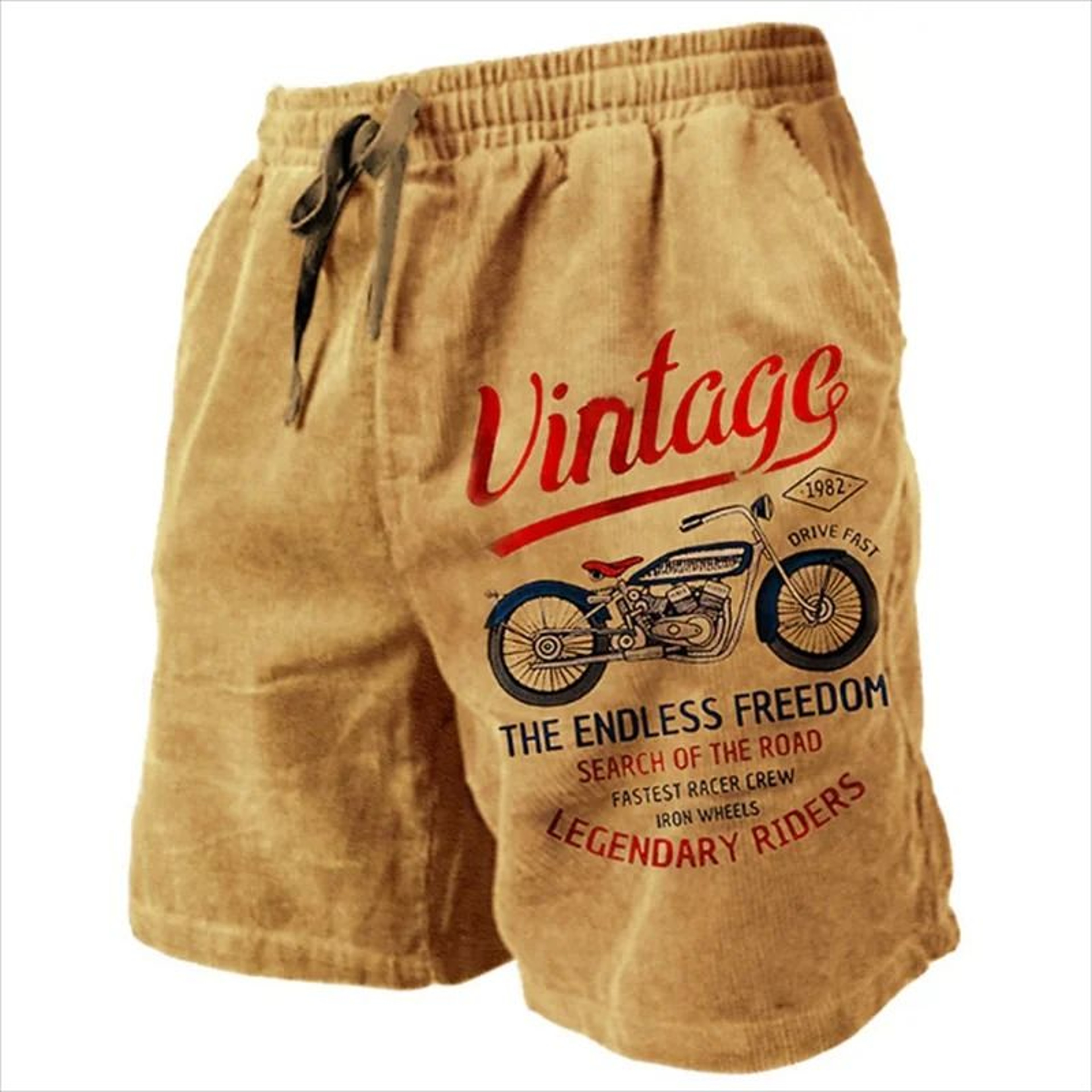 MotoWave Vintage Motorcycle Swim Shorts 3