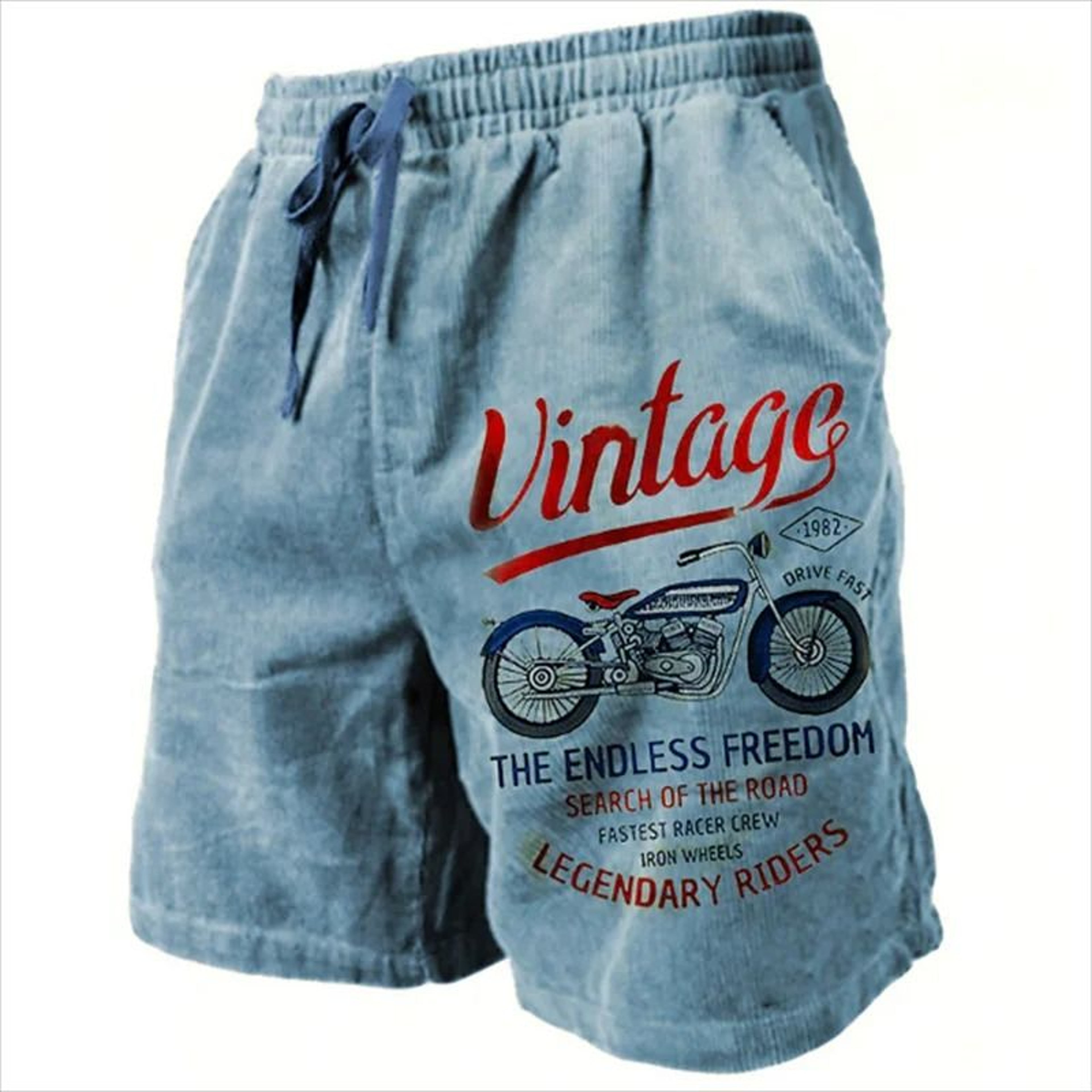 MotoWave Vintage Motorcycle Swim Shorts 2