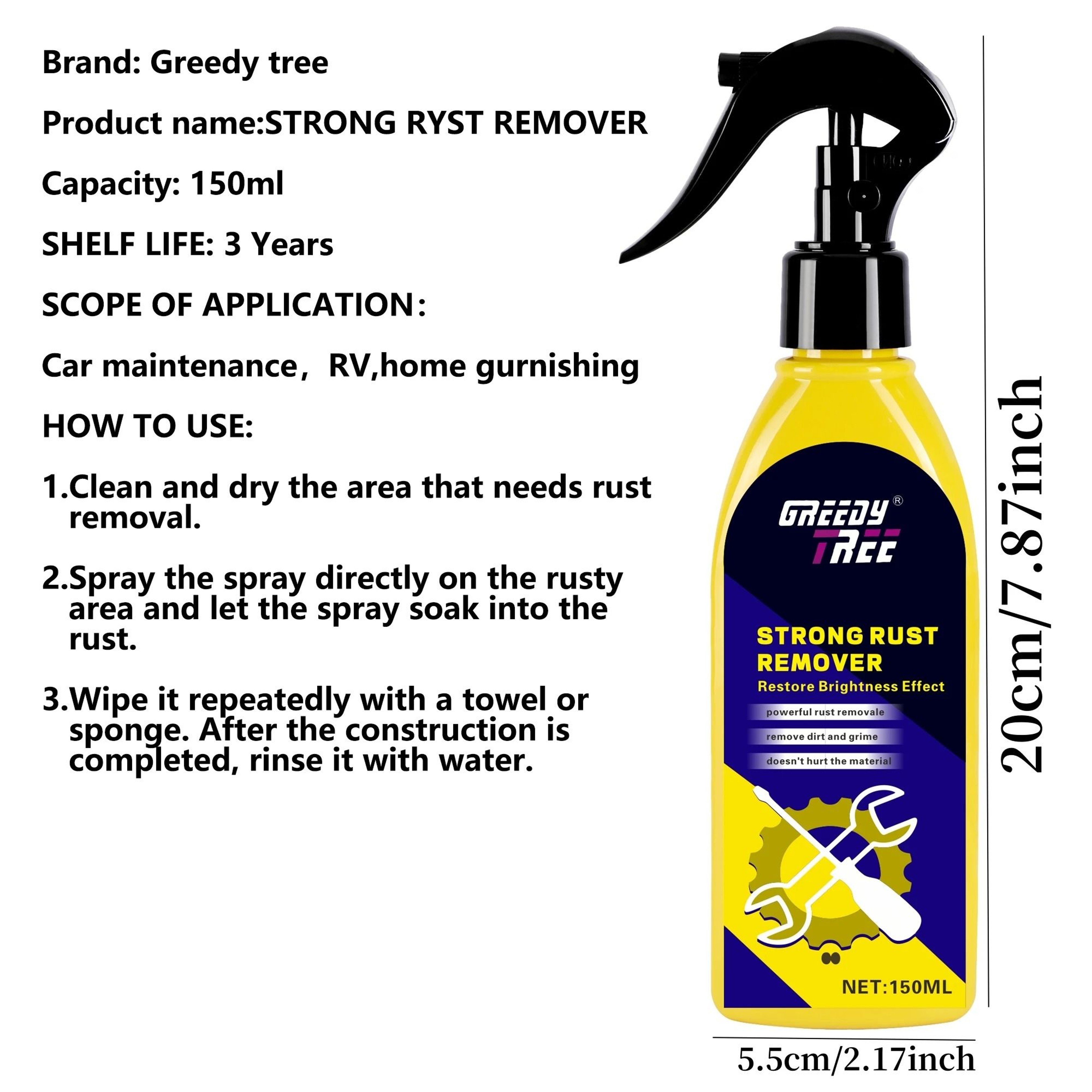RustAway MultiPurpose Rust Remover Spray 1