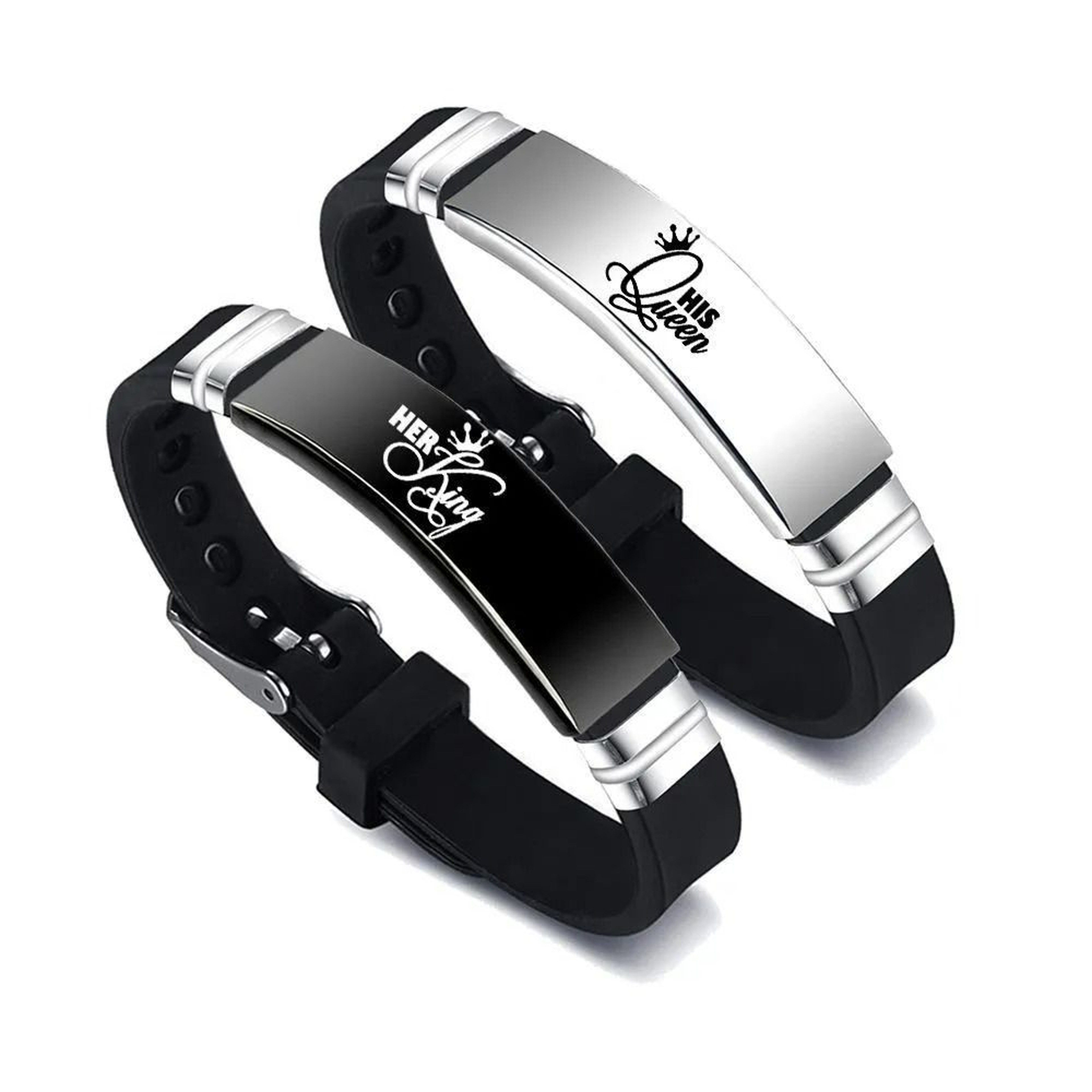 RoyalBond King Queen Couple Bracelets 13