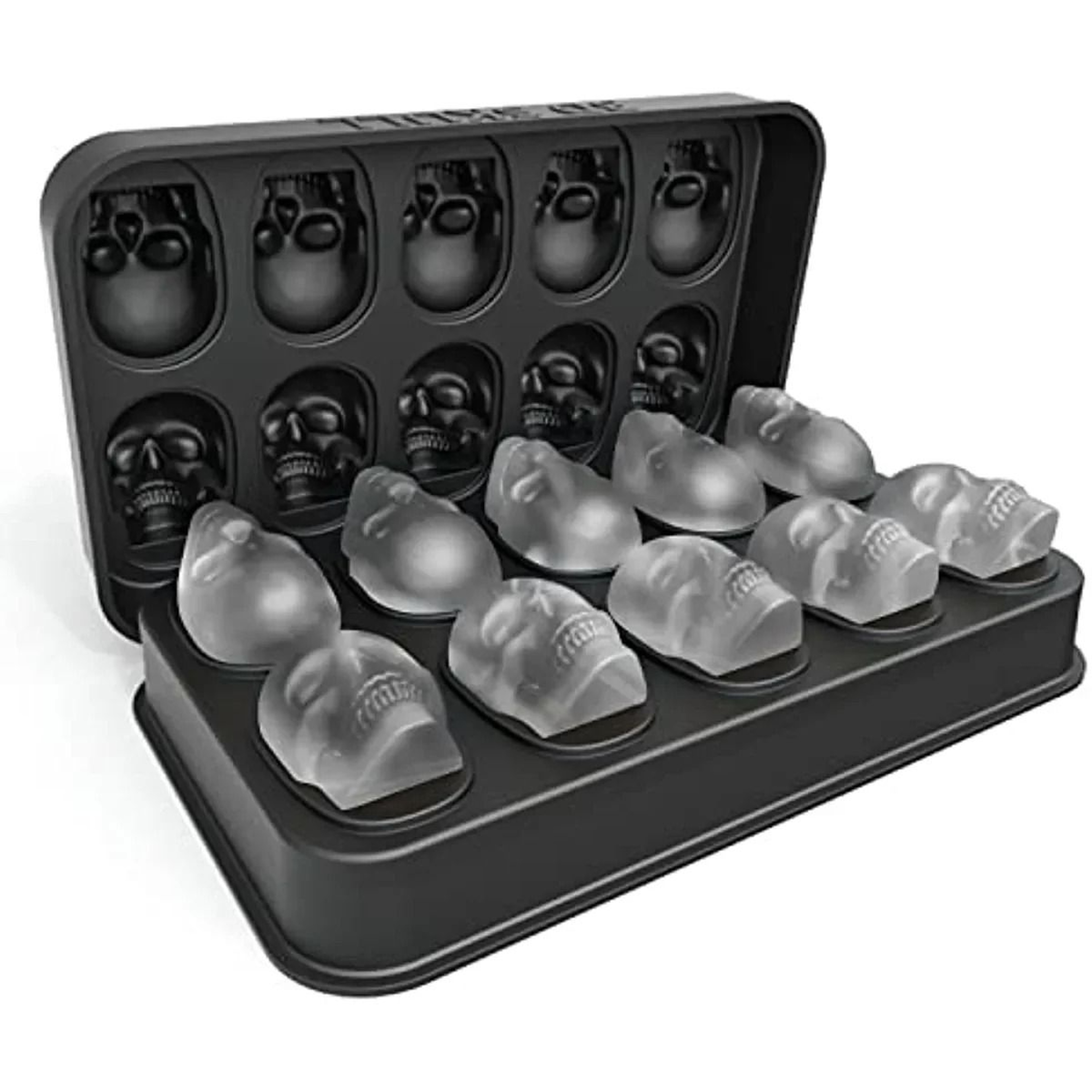 SkullFrost 10 Cavity Silicone Ice Mold 0