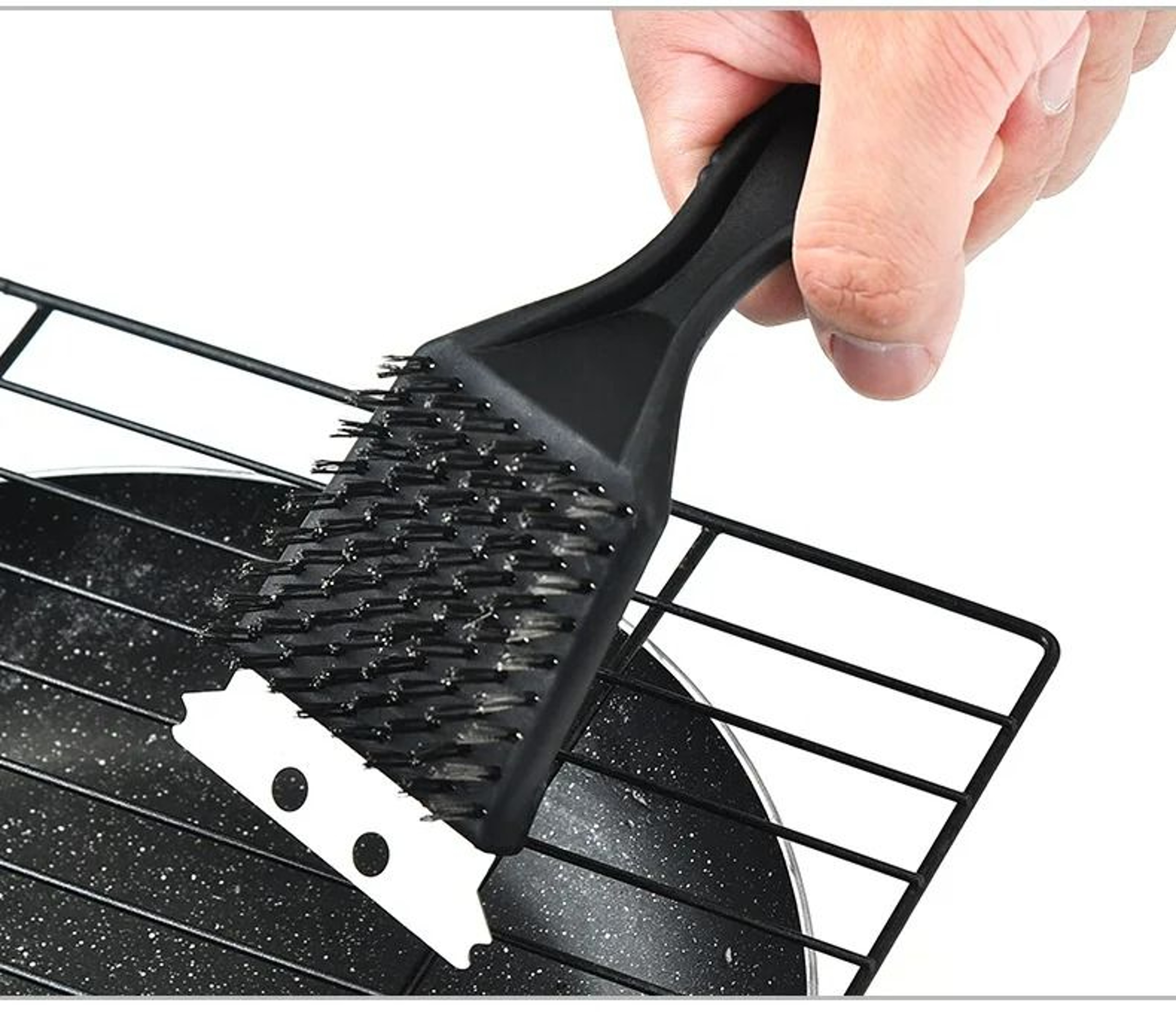 GrillPro Steel Wire BBQ Cleaning Brush 3