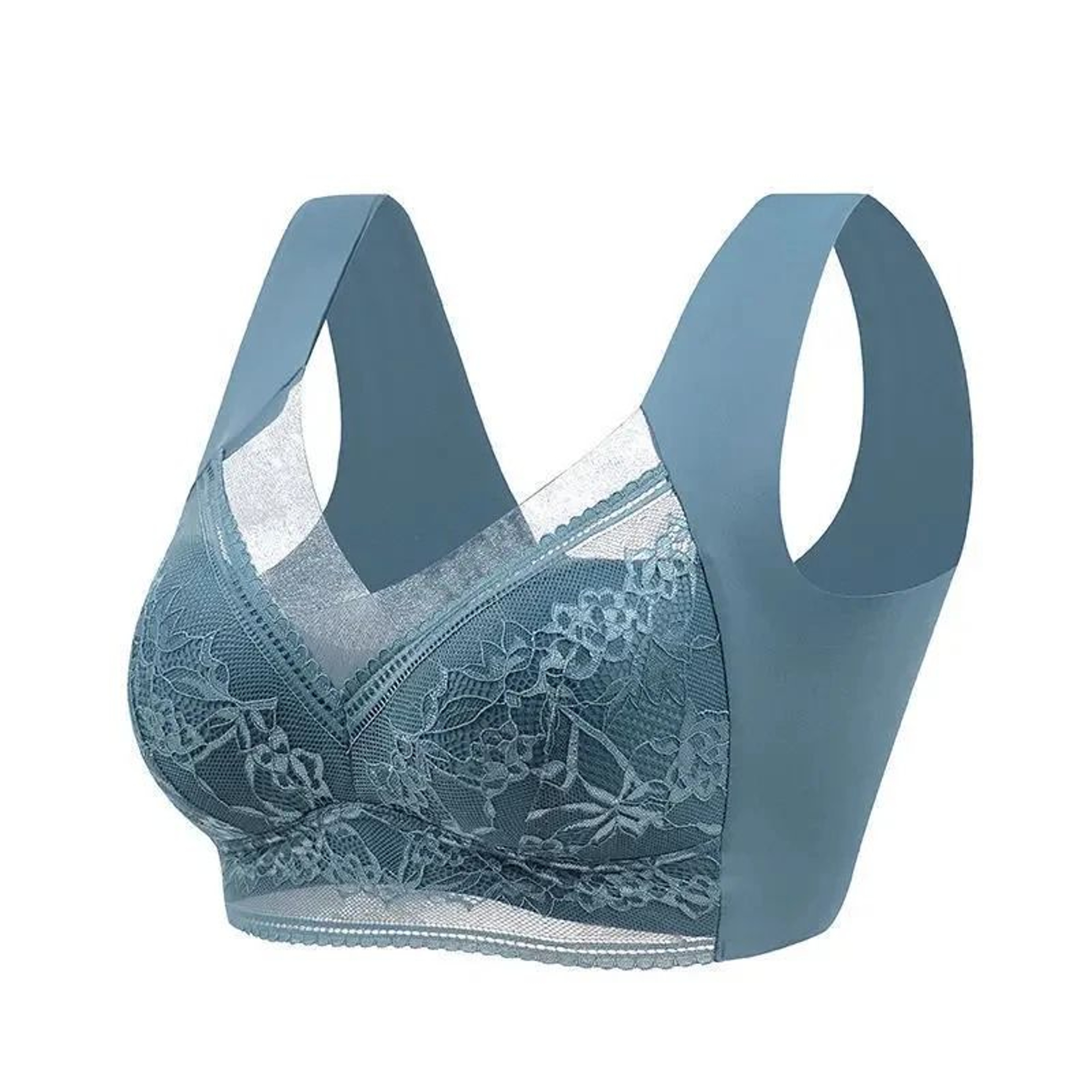 SilkBloom Seamless Lace Wireless Bra 11