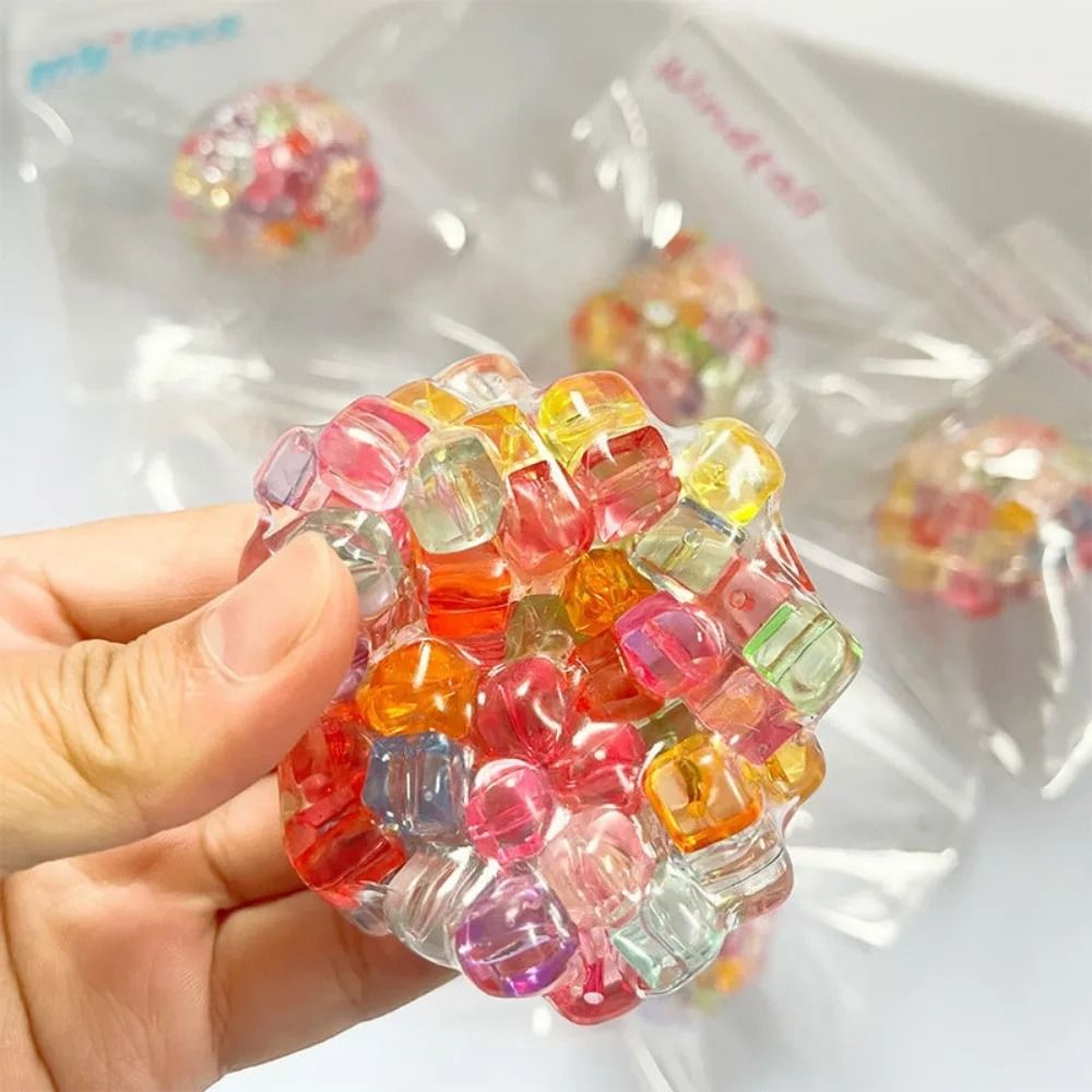 SquishBliss Ice Bead Sensory Ball 3