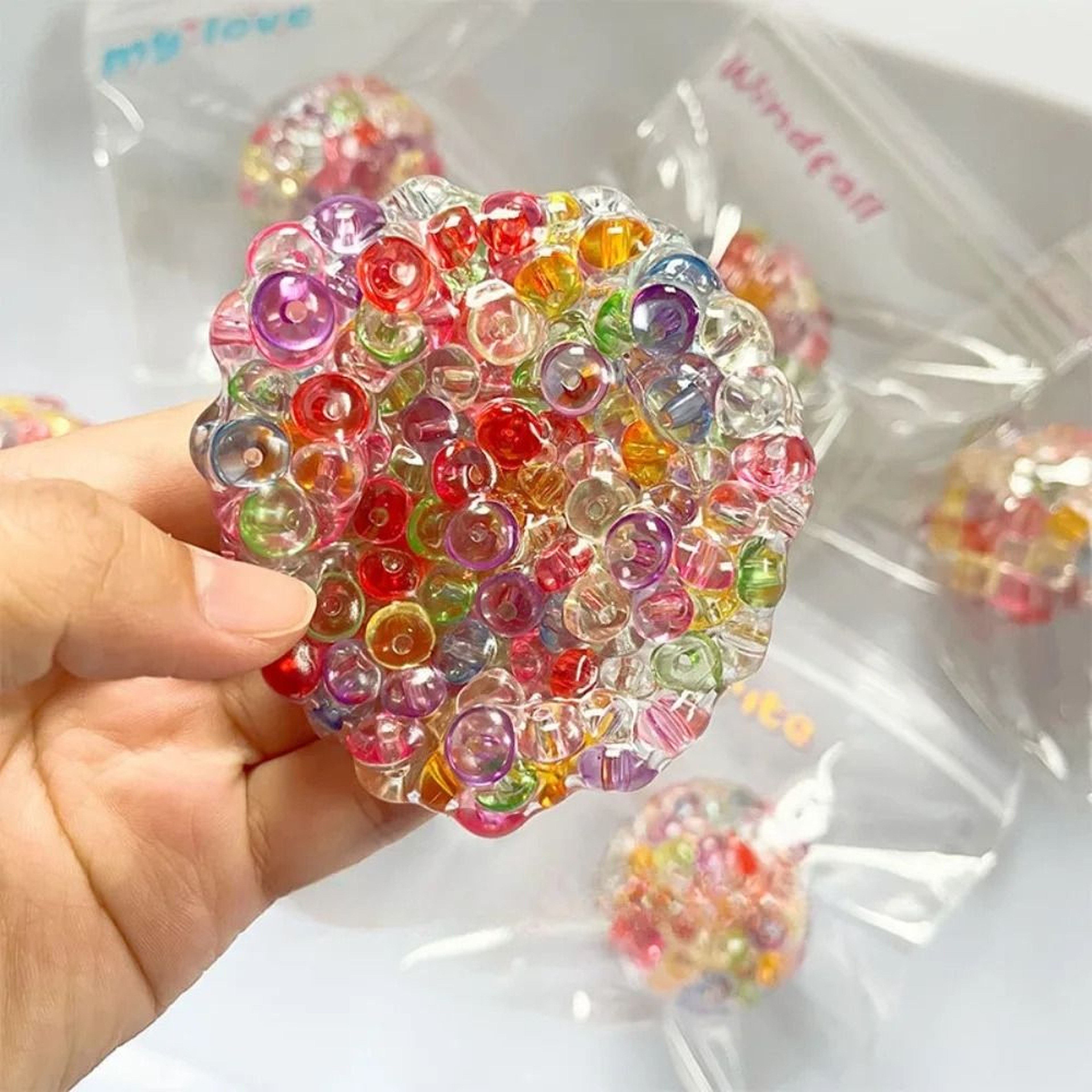 SquishBliss Ice Bead Sensory Ball 2
