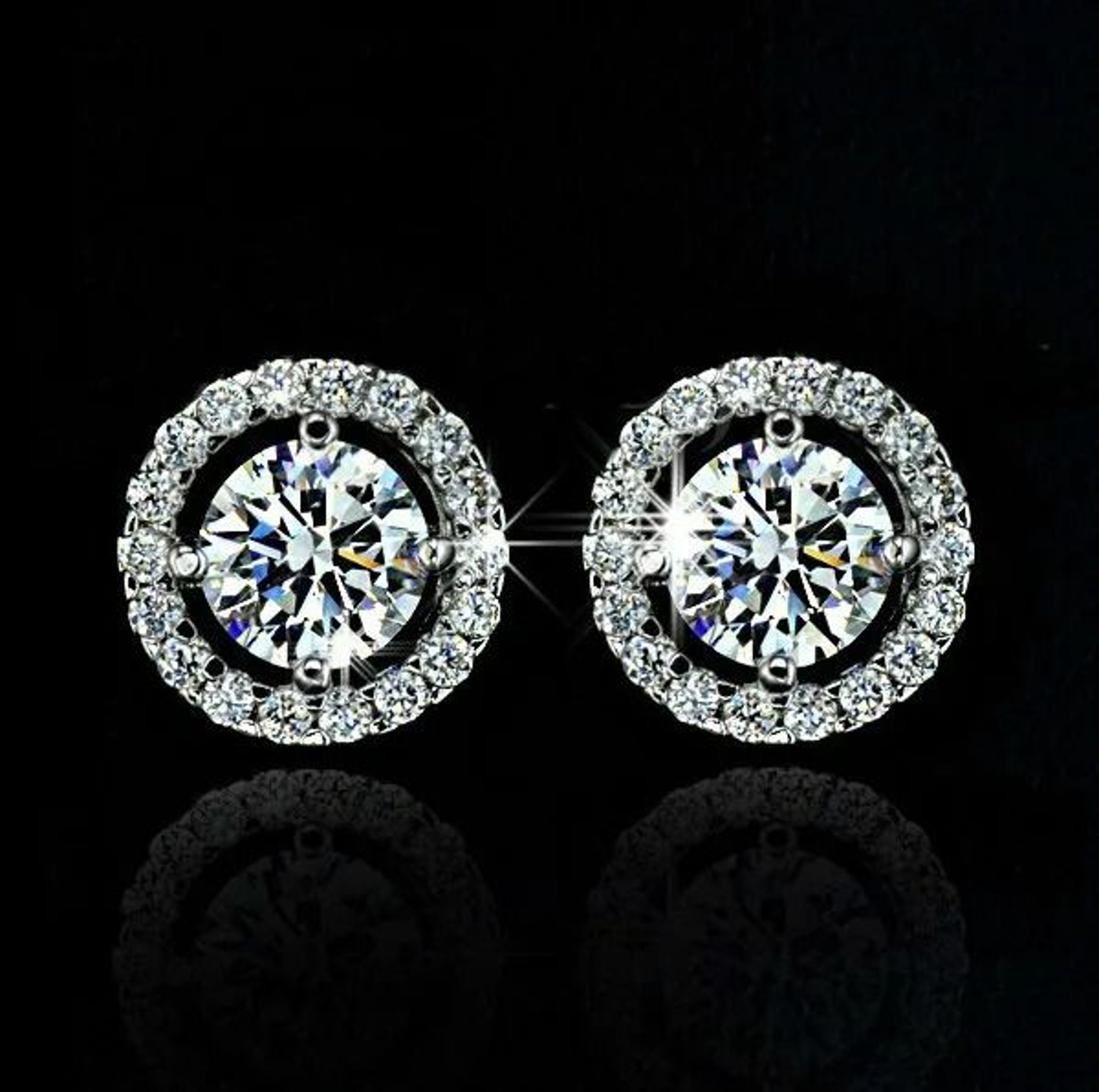 ZirraGlow Crystal Zircon Stud Earrings 7