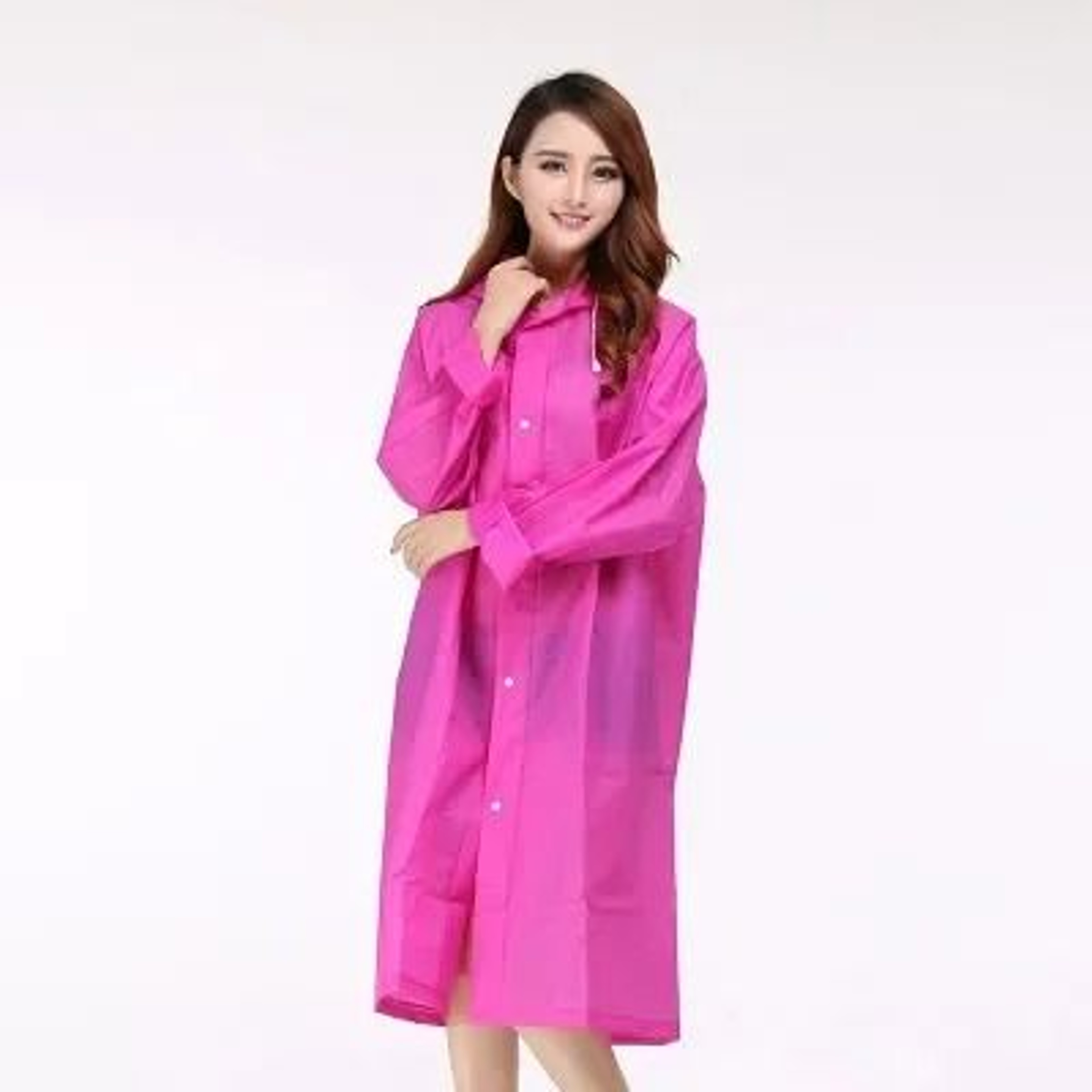 RainGlow Translucent Waterproof Rain Poncho 8