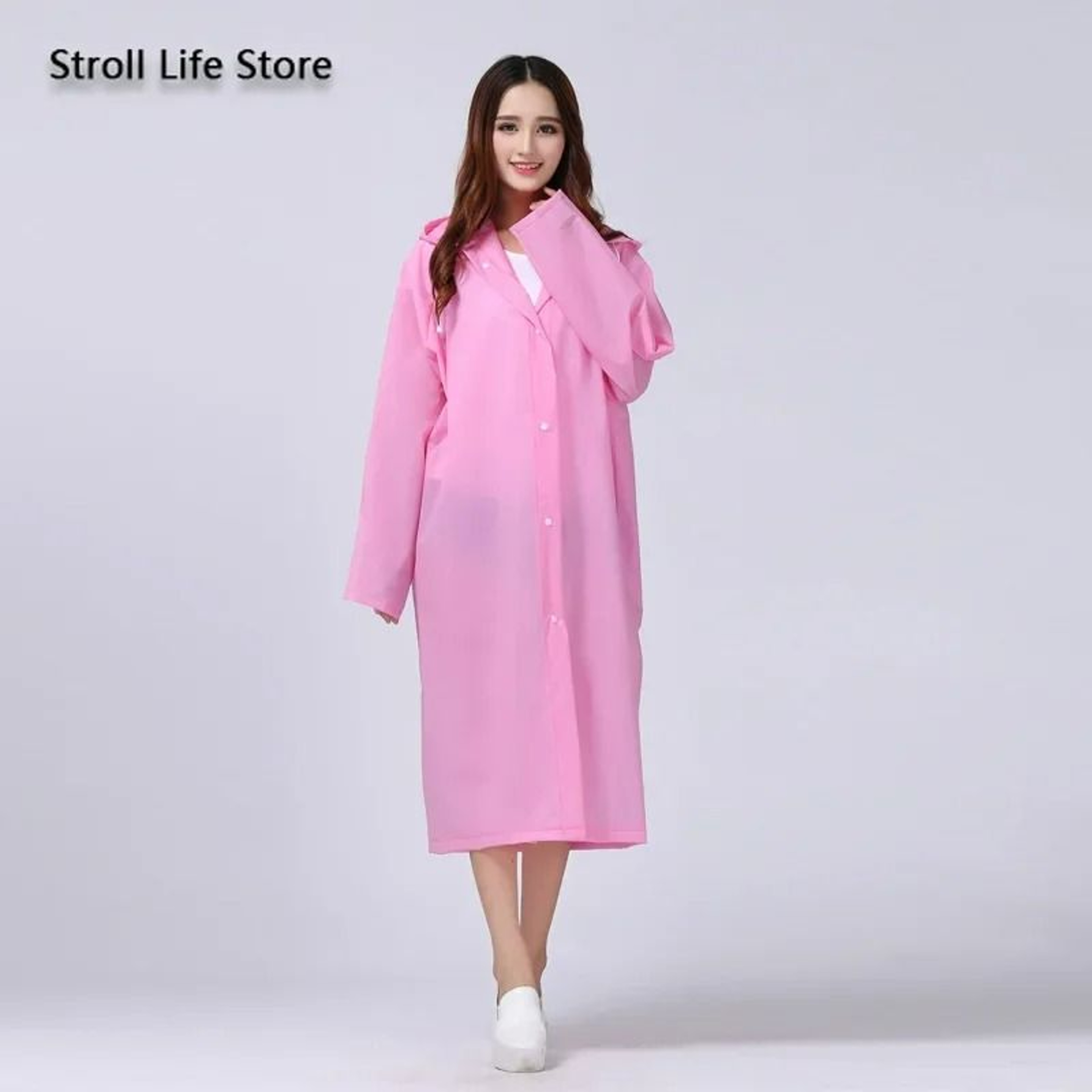 RainGlow Translucent Waterproof Rain Poncho 2