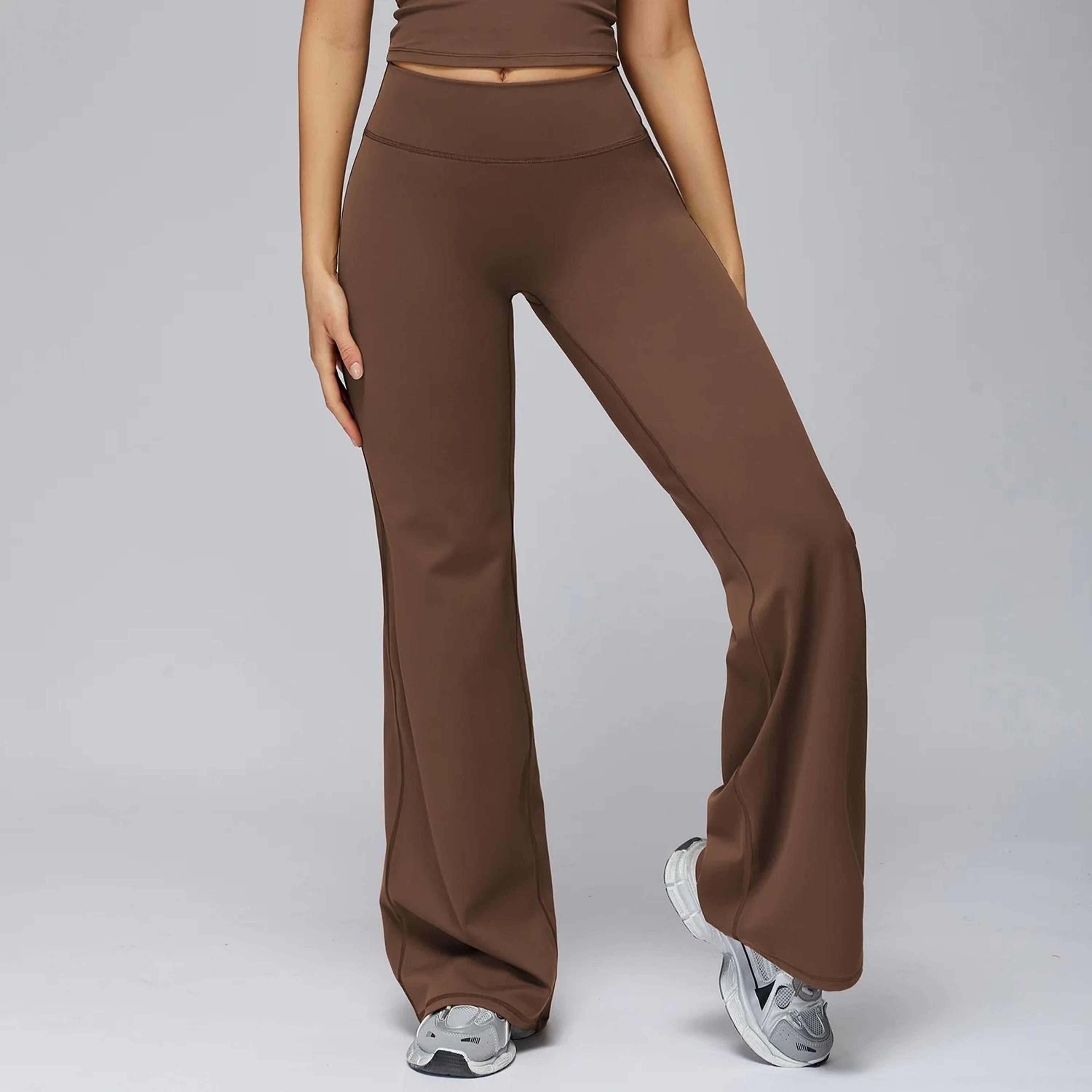 FlexAura High Waist Flared Yoga Leggings 2