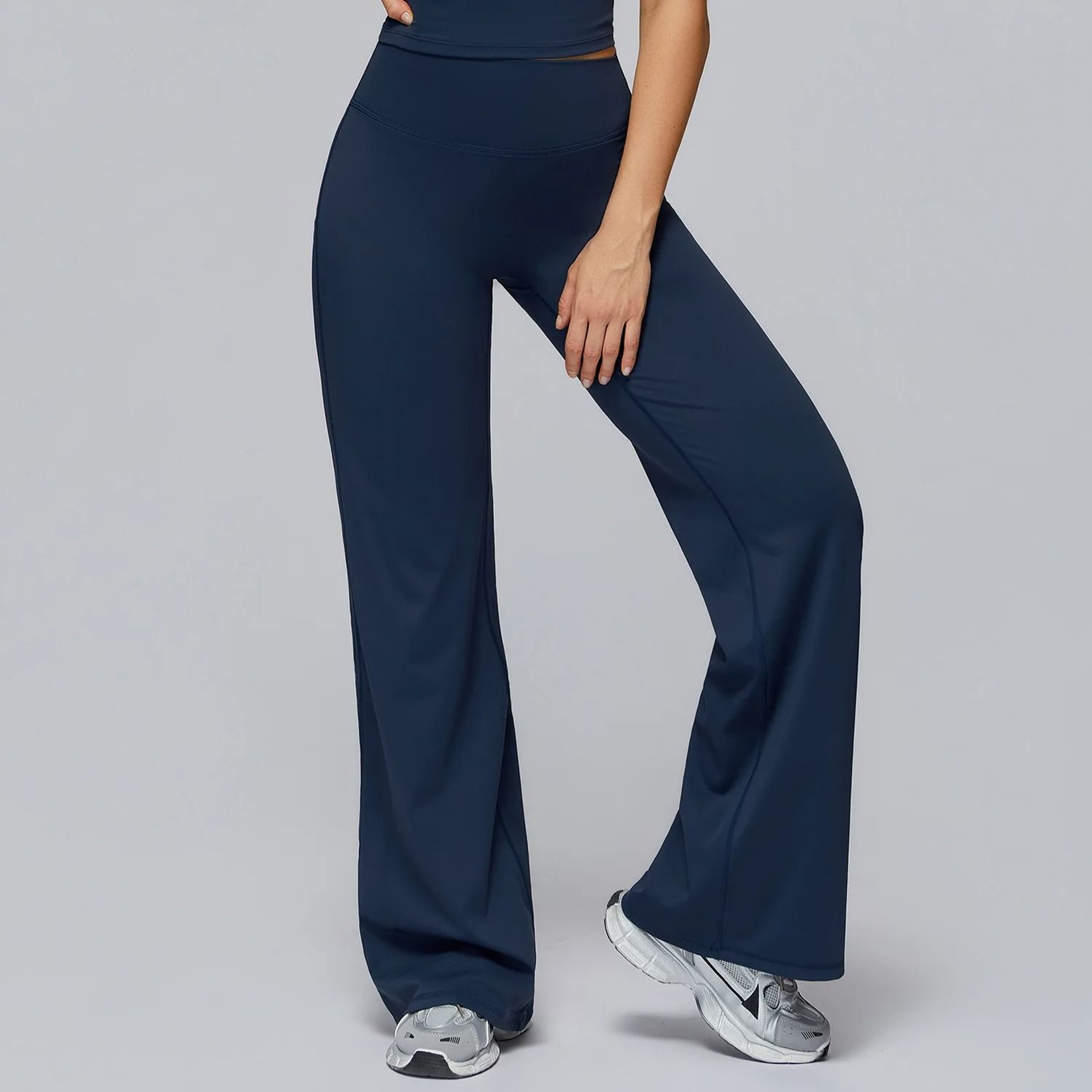 FlexAura High Waist Flared Yoga Leggings 8